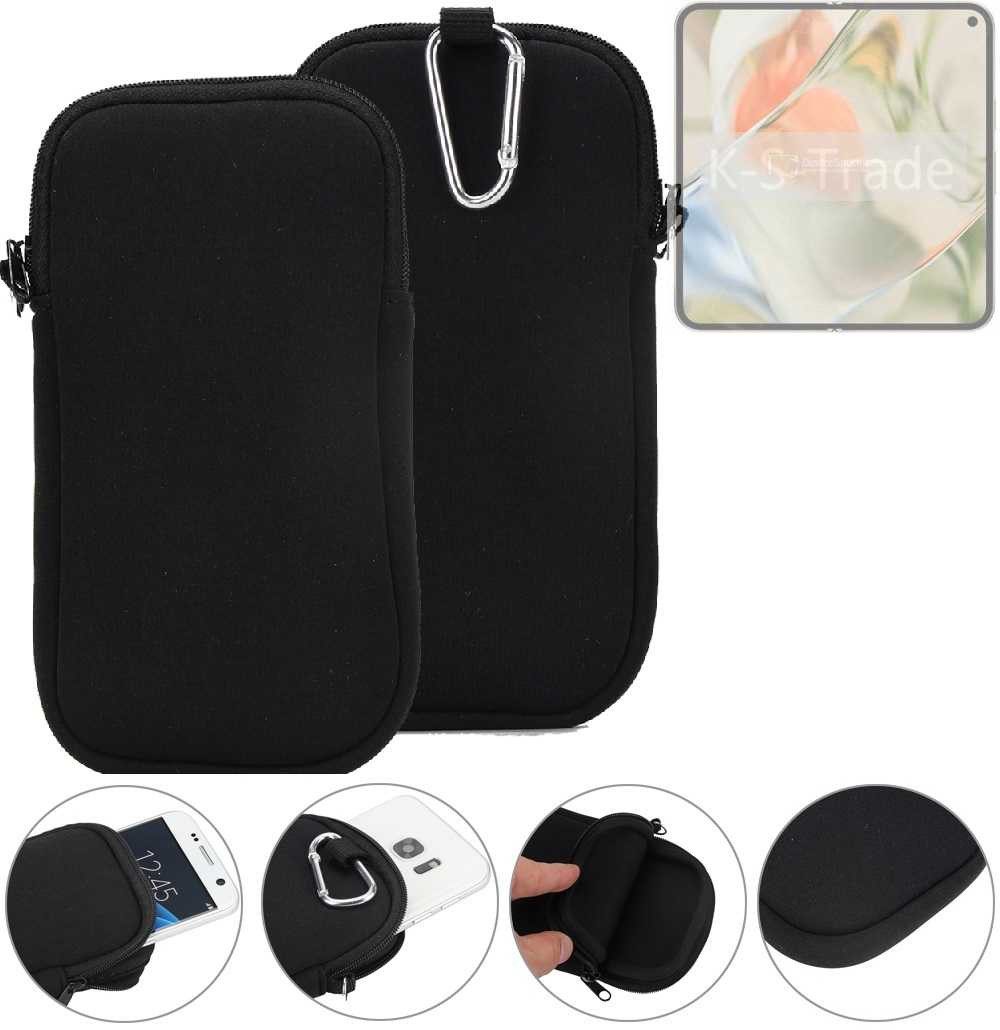 K-S-Trade Handyhülle für Google Pixel 9 Pro Fold, Neopren-Hülle Handyhülle Schutzhülle Neoprenhülle Sleeve
