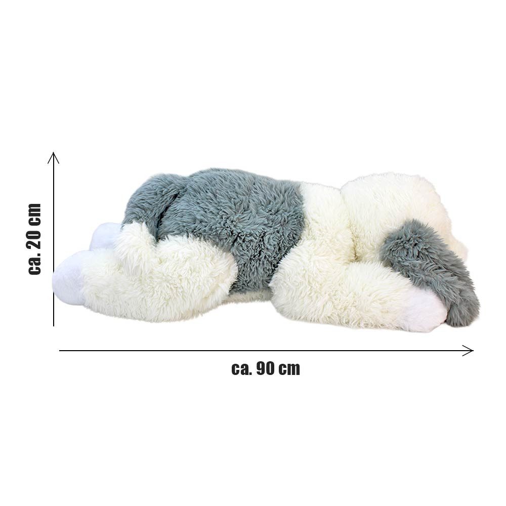 PMS Kuscheltier Hund Kuscheltier XXL liegend - ca. 100 cm (1-St)