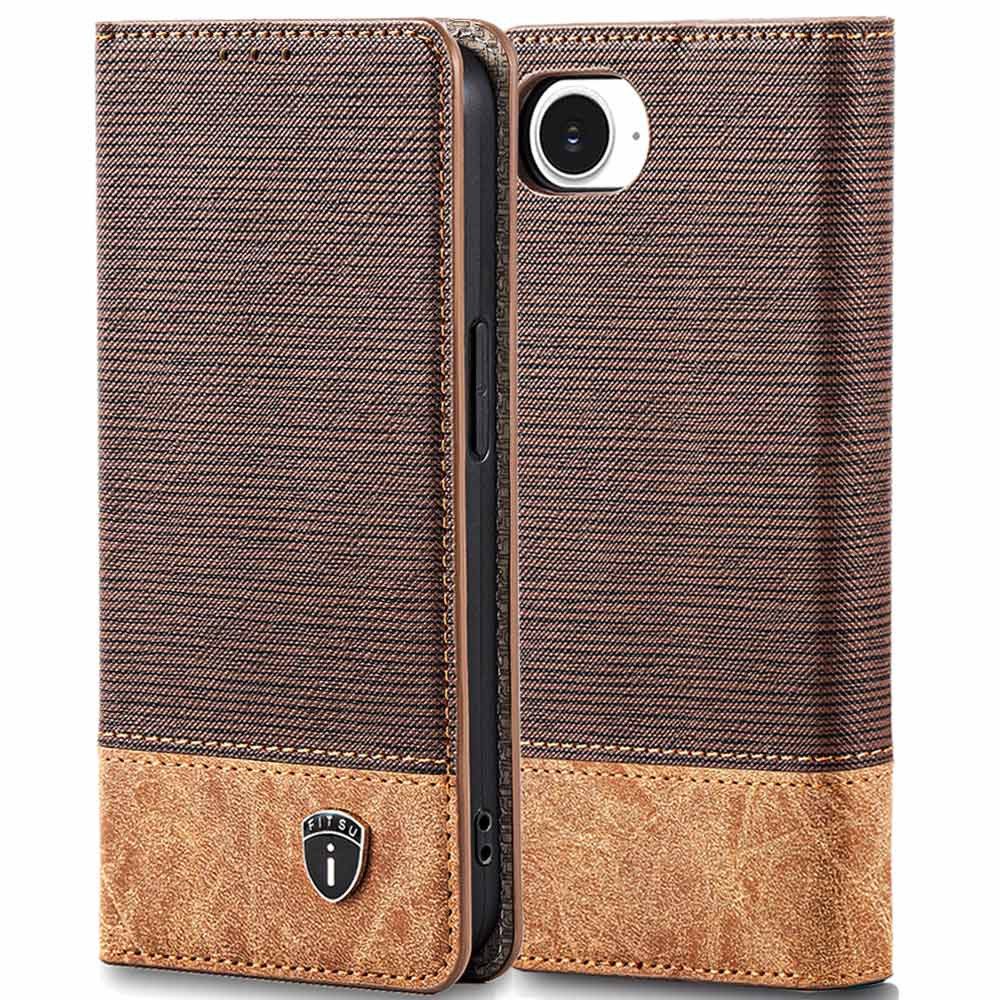 FITSU Handyhülle Flipcase für Apple iPhone 17e Hülle Handytasche Schutzhülle Klapphülle 6,1 Zoll, Handyhülle für Apple iPhone 17e Klapphülle Bookcase Etui