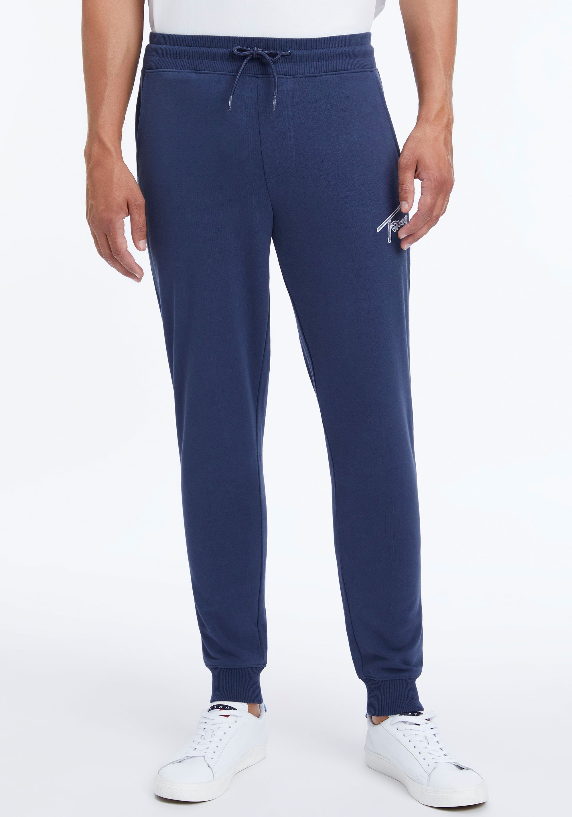 SWEATPANTS Kordelzug Tommy Twilight Jeans SIGNATURE mit REG TJM Sweatpants Navy