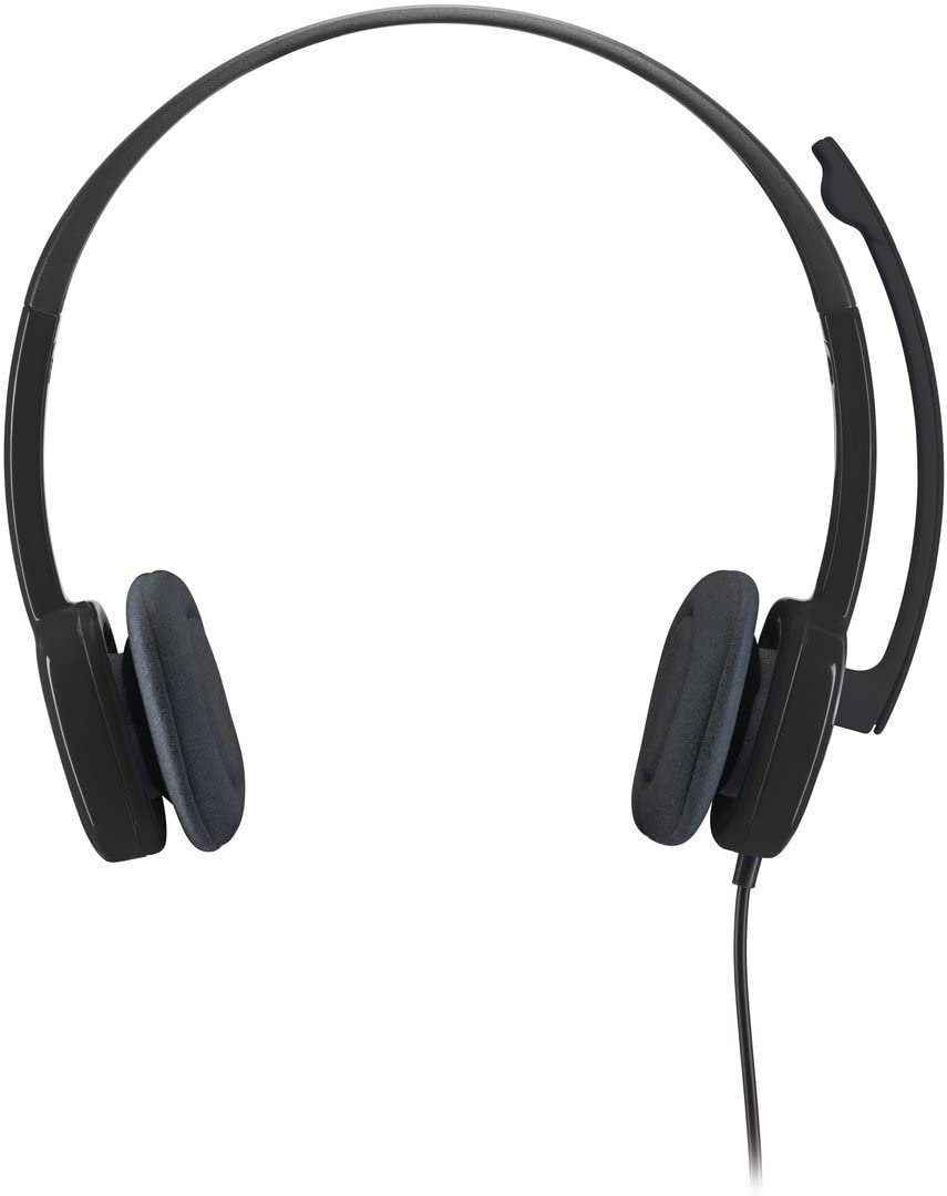 H151 Verstellbares Stereo-Headset, Mikrofon, Headset Logitech mit Kopfhörer Mikrofon