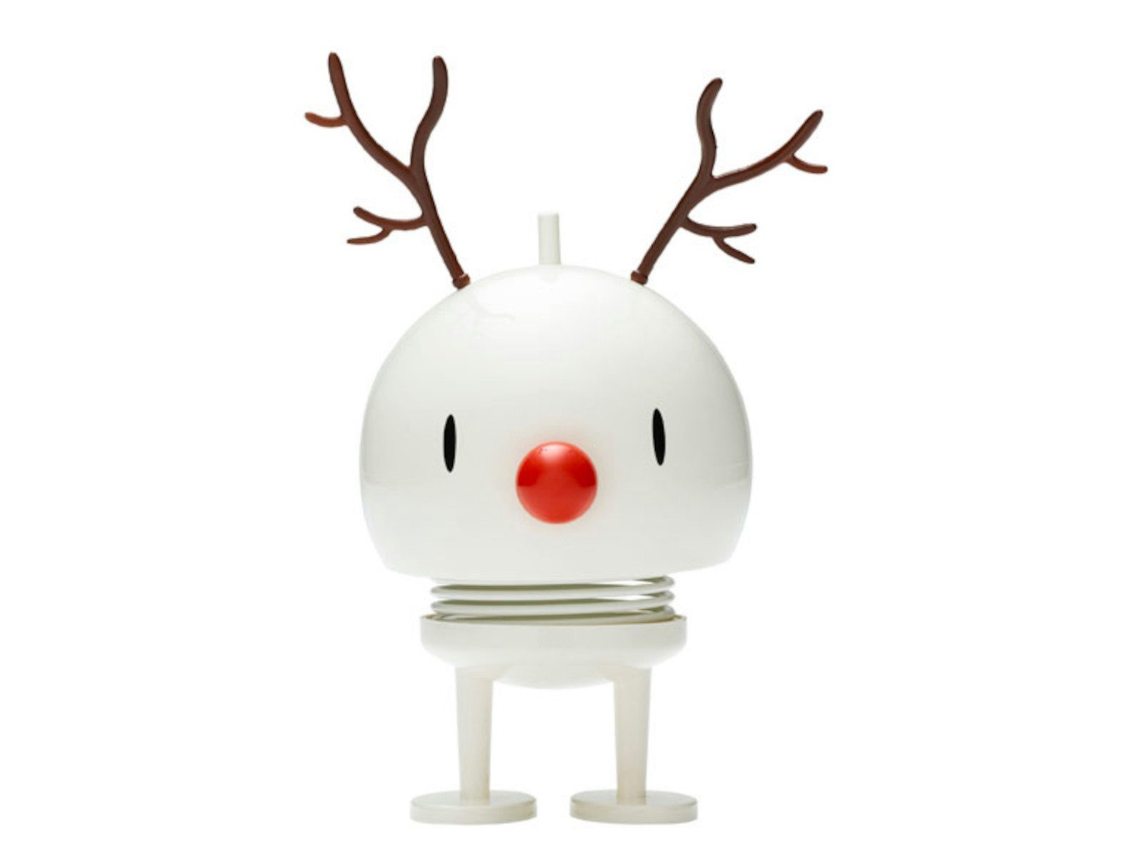 HOPTIMIST Dekofigur Bumble M white Reindeer 14cm