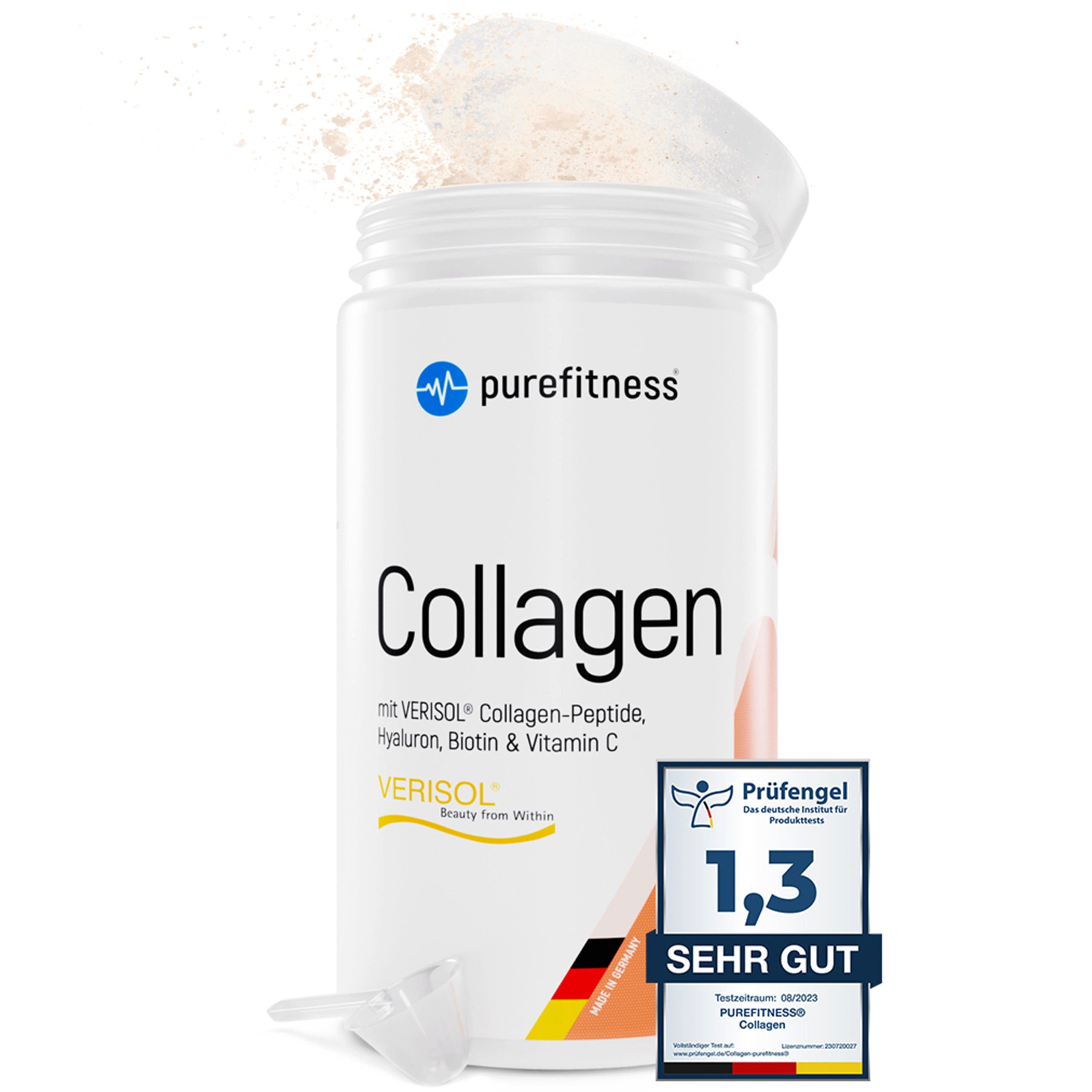 Kollagen Pulver Komplex mit Verisol Collagen Peptide 450g,45 Portionen Pulver