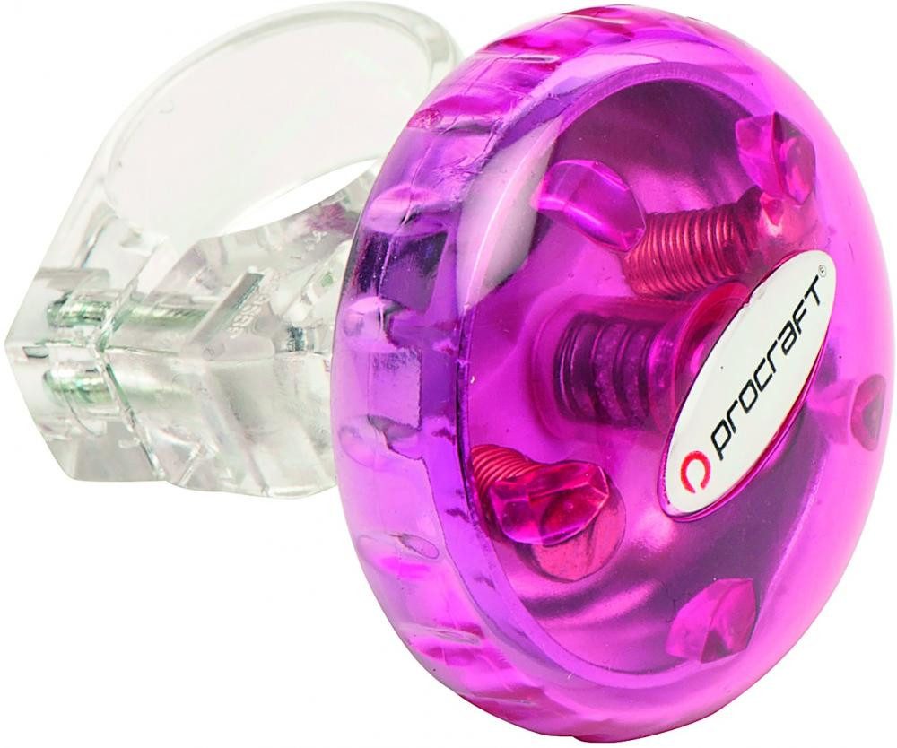 Procraft Fahrradklingel Procraft Klingel Fun klein pink/rosa - kompakte Fahrradklingel mit lau