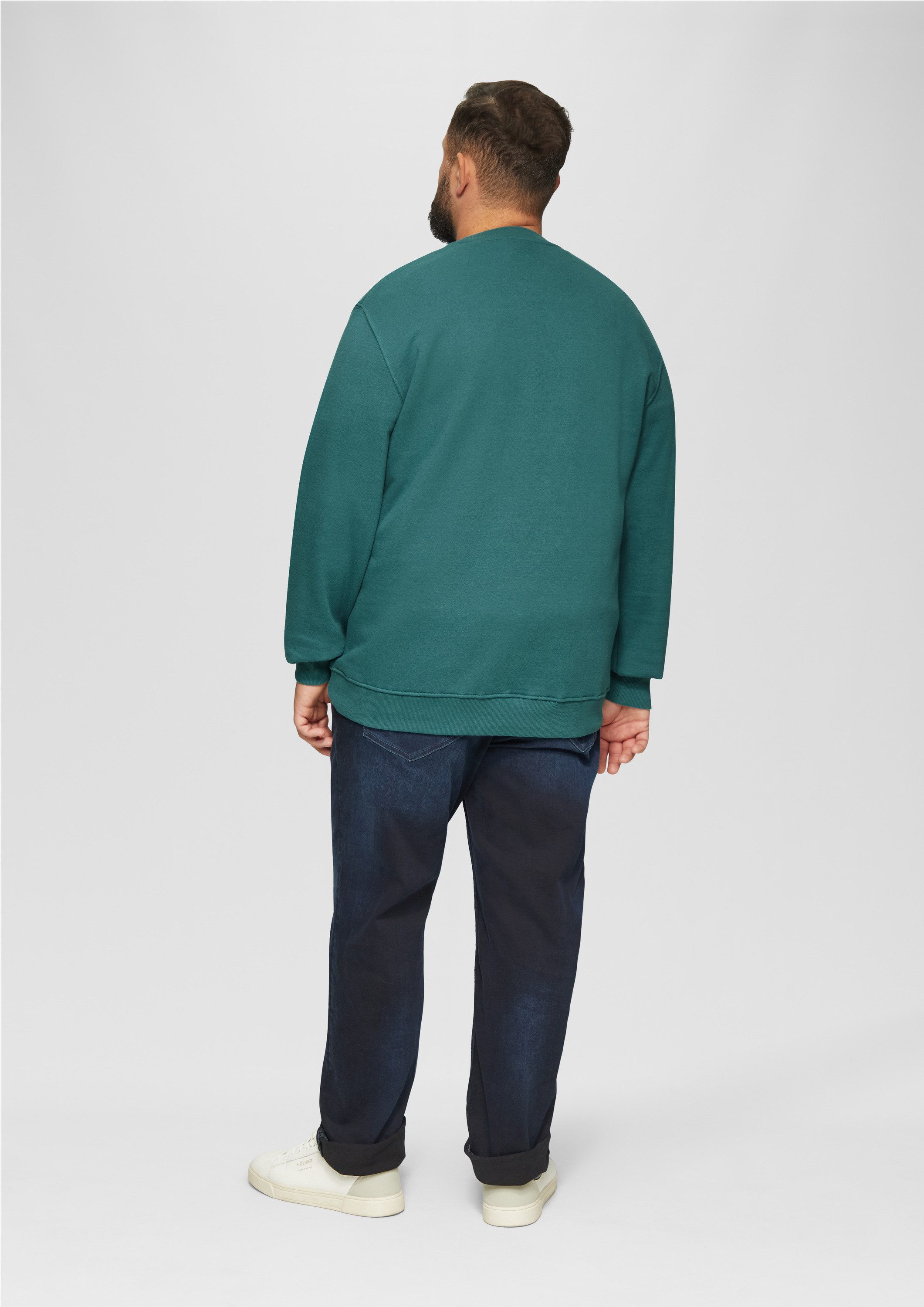 s.Oliver Sweatshirt Sweatshirt Sweatshirt mit Stickerei