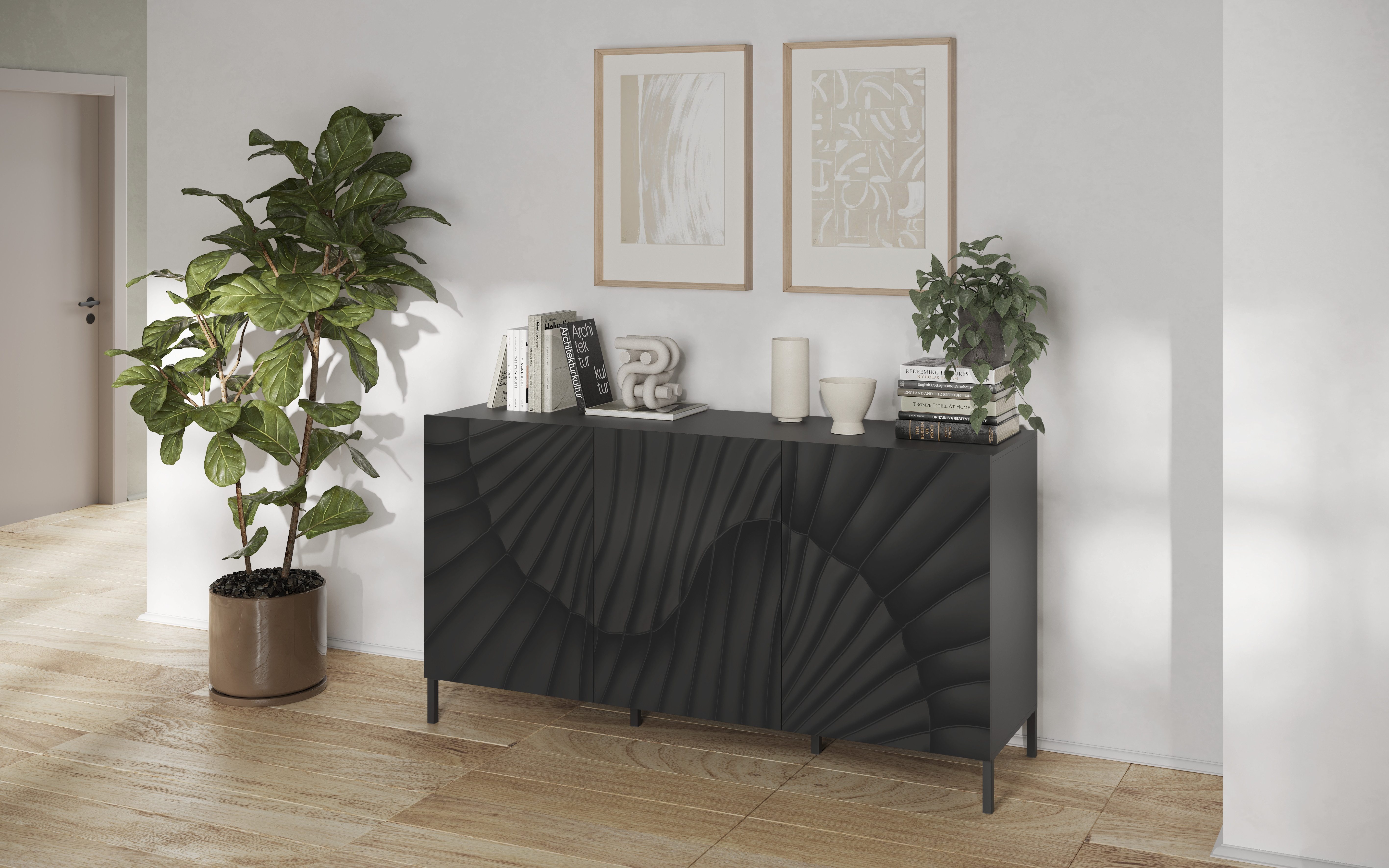 INOSIGN Sideboard "Snake, Kommode, Anrichte, Stauraummöbel Breite 181 cm, S günstig online kaufen