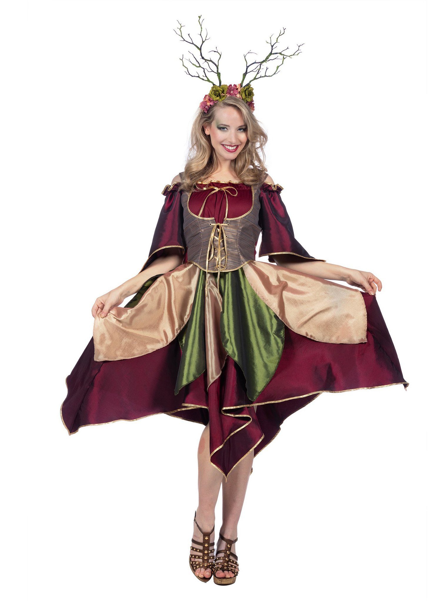 Metamorph Kostüm Verwunschene Waldfee Kostüm - Karneval Faschingsko, Märche günstig online kaufen