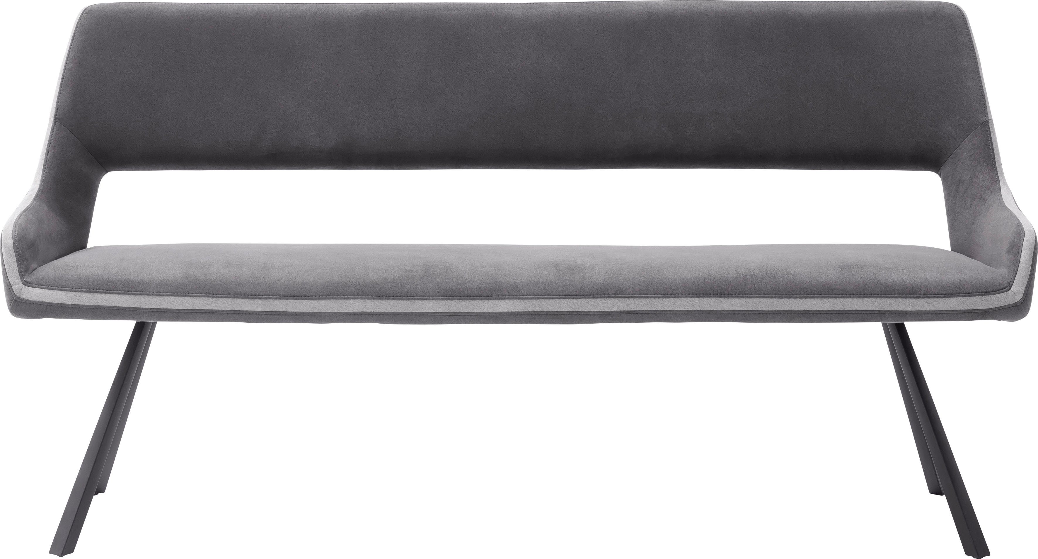 MCA furniture Sitzbank Bayonne, bis 280 kg belastbar, Sitzhöhe 50 cm, wahlweise 155 cm-175 cm breite