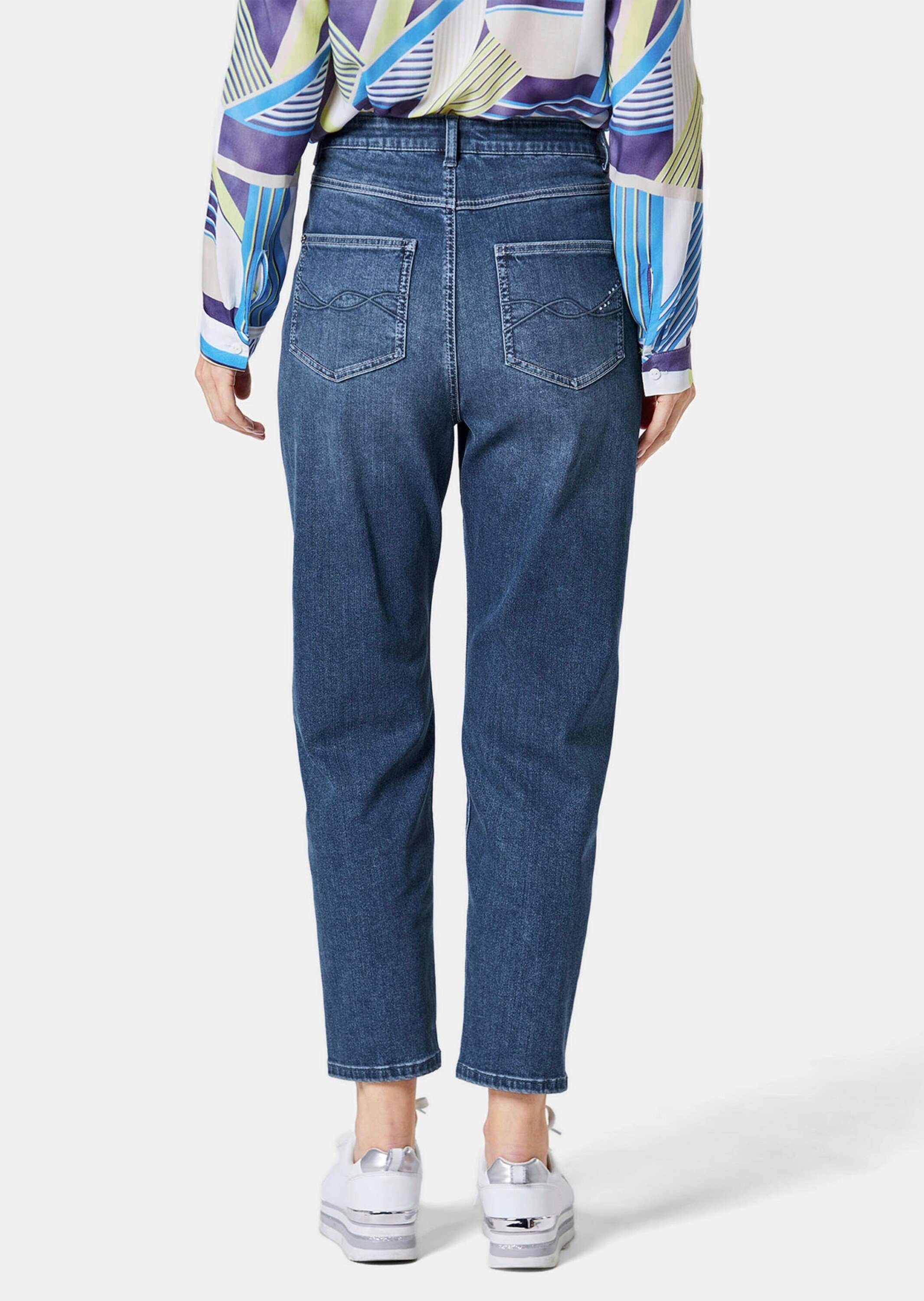 Jeans GOLDNER Komfort-Fit-Jeans Bequeme Kurzgröße: