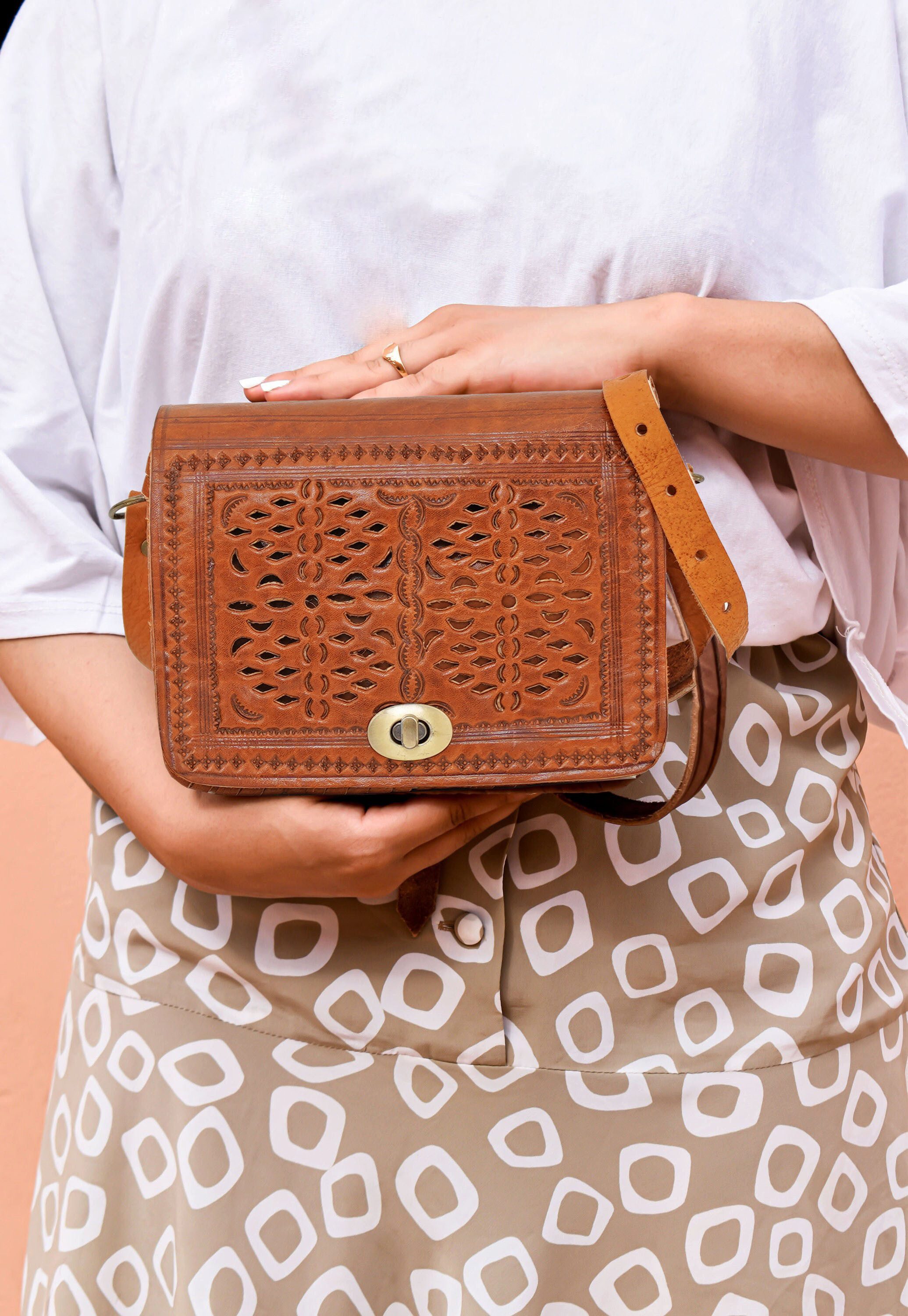 ALMADIH Umhängetasche Damen Leder kleine Damentasche günstig online kaufen
