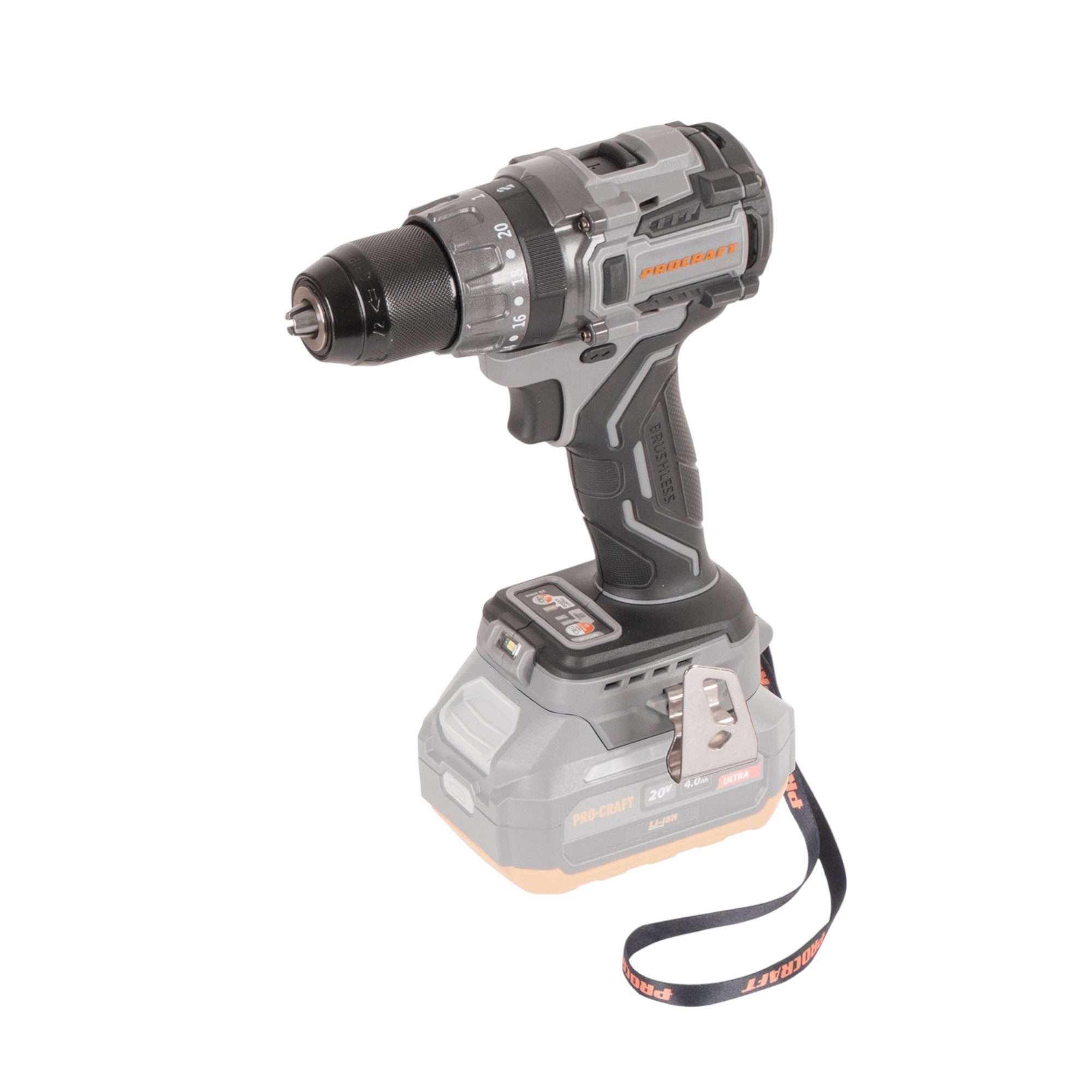 PROCRAFT industrial Akku-Schrauber CD20Abb Akku Bohrschrauber 20 V 85 Nm Solo - ohne Akku, ohne Ladegerät