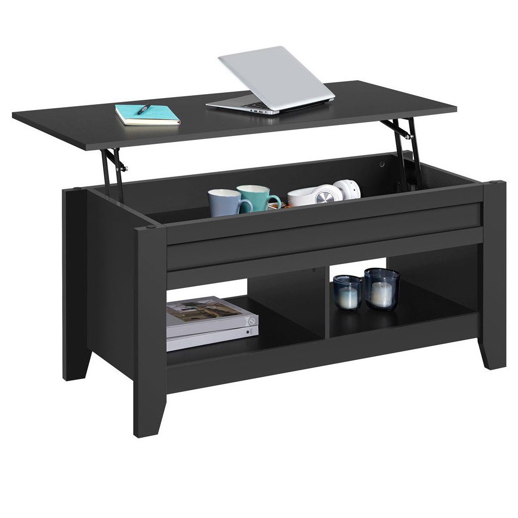 Yaheetech Couchtisch, Kaffeetisch Sofatisch mit Höhenverstellbarer Platte günstig online kaufen