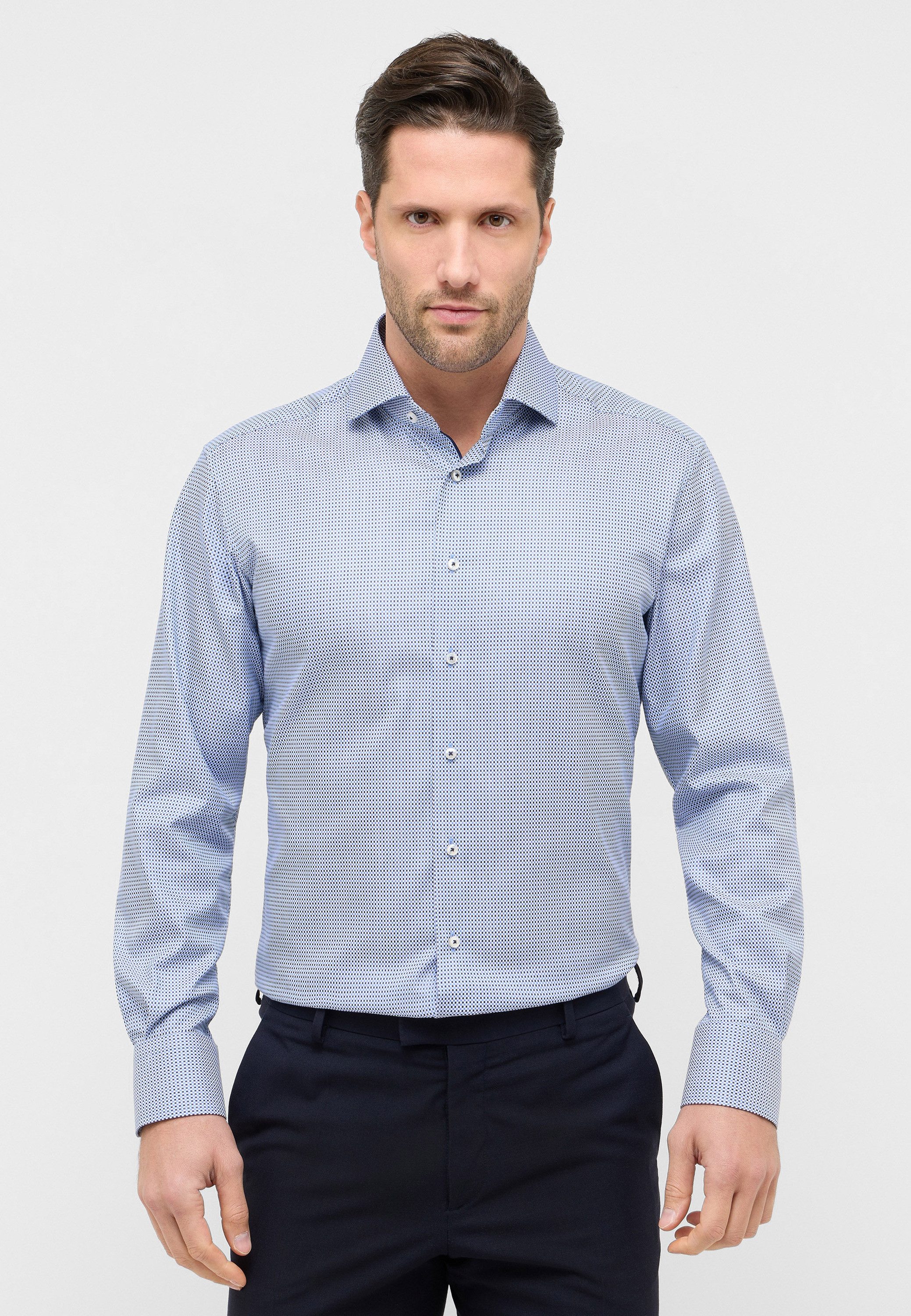 Eterna Langarmhemd MODERN FIT NON IRON (bügelfrei)