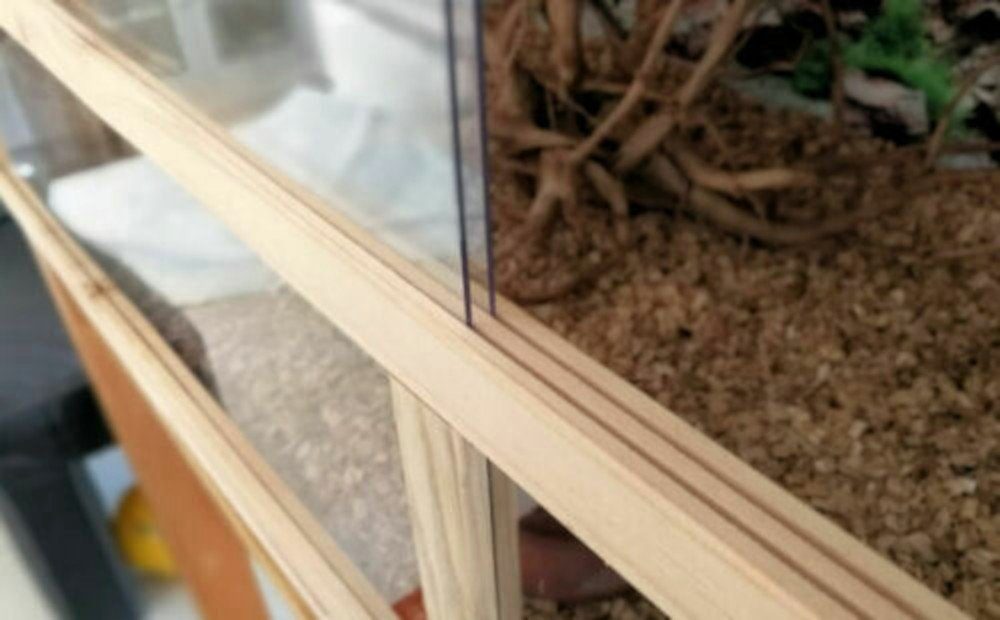 BruKa Terrarium MyPets® Terrarium Seitenbelüftung Holzterrarium OSB Holz Terrarien