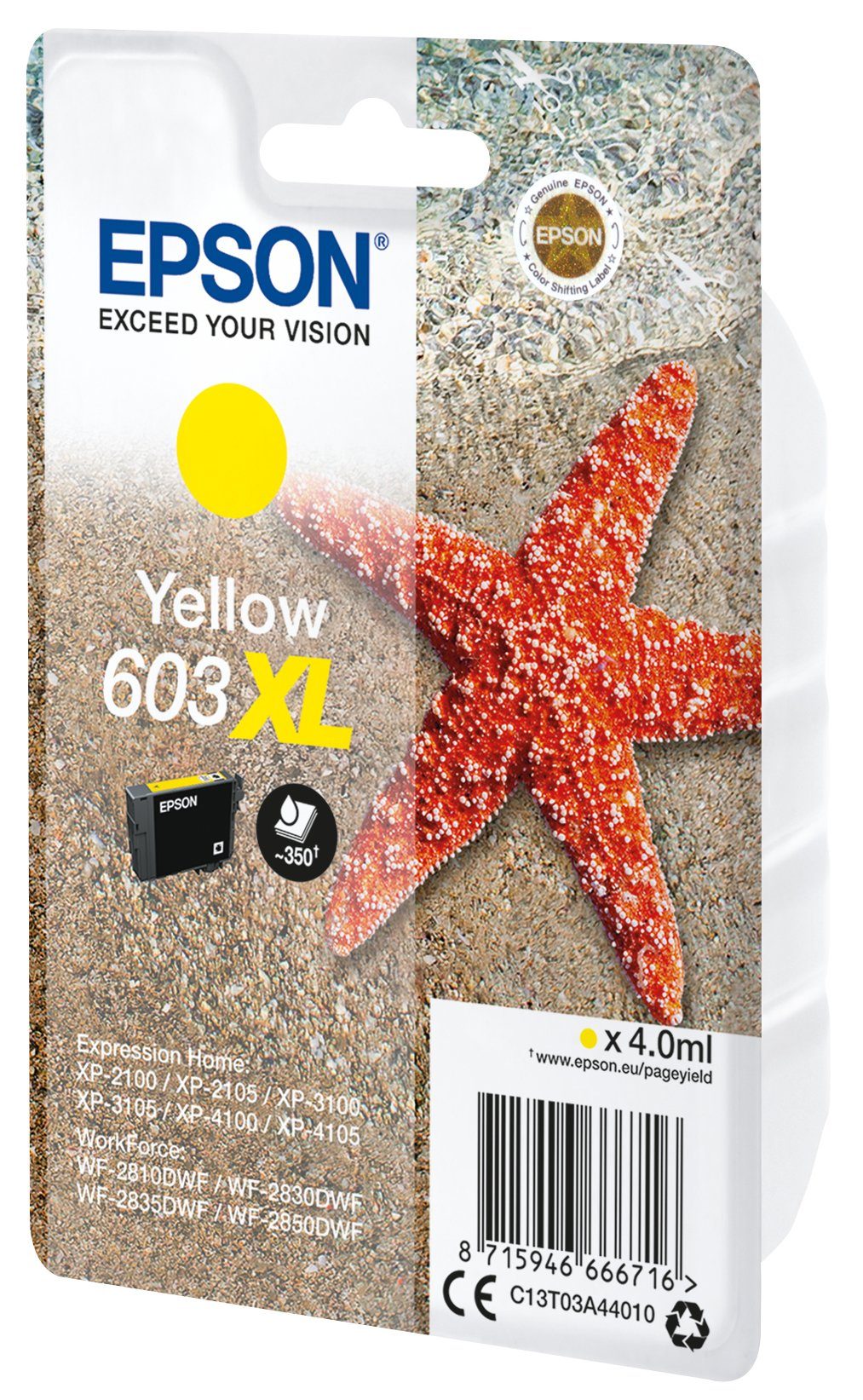 Epson Yellow Ink 603XL Tintenpatrone gelb Epson Singlepack