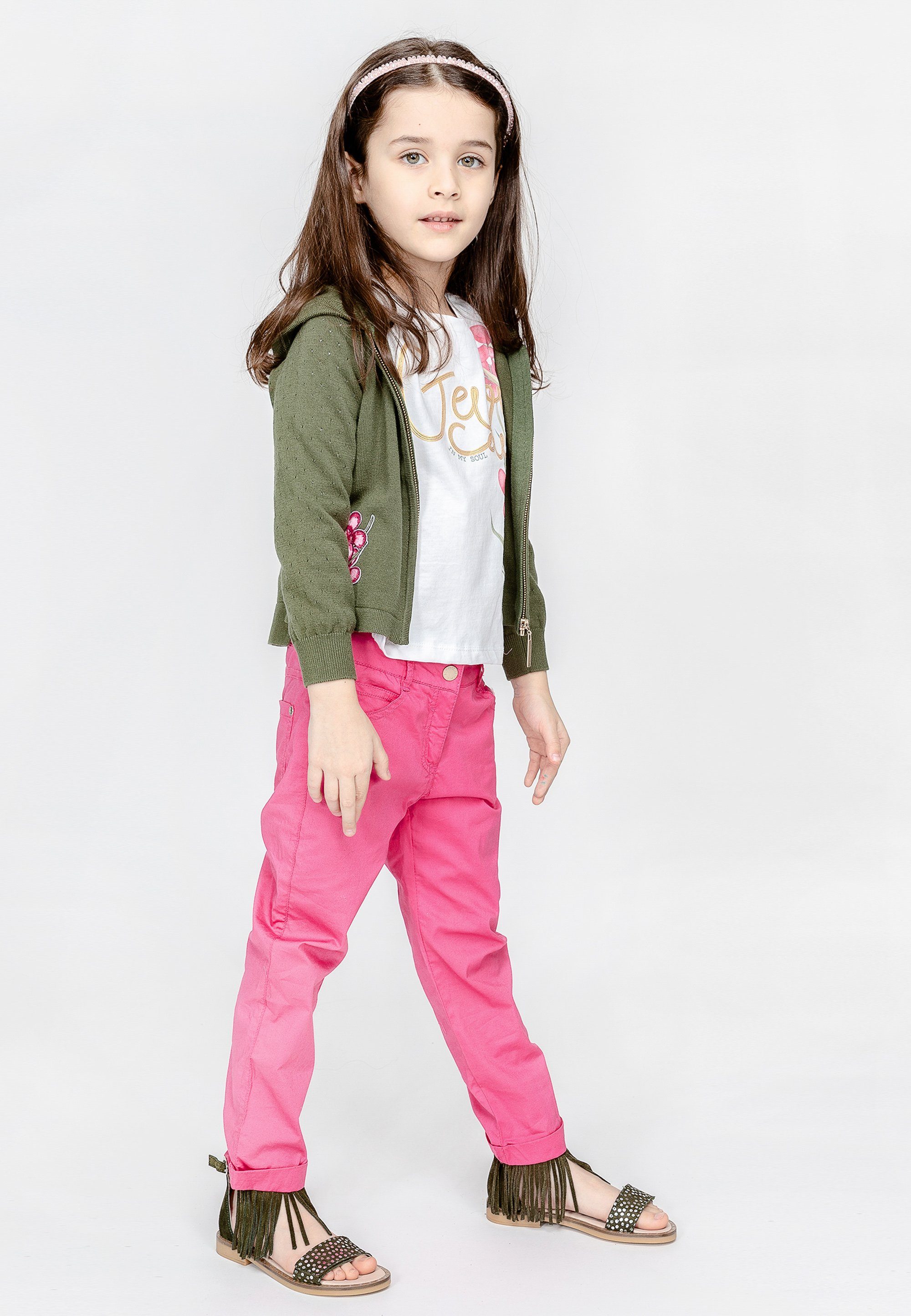 stylischen Elementen mit Sweatjacke Gulliver floralen