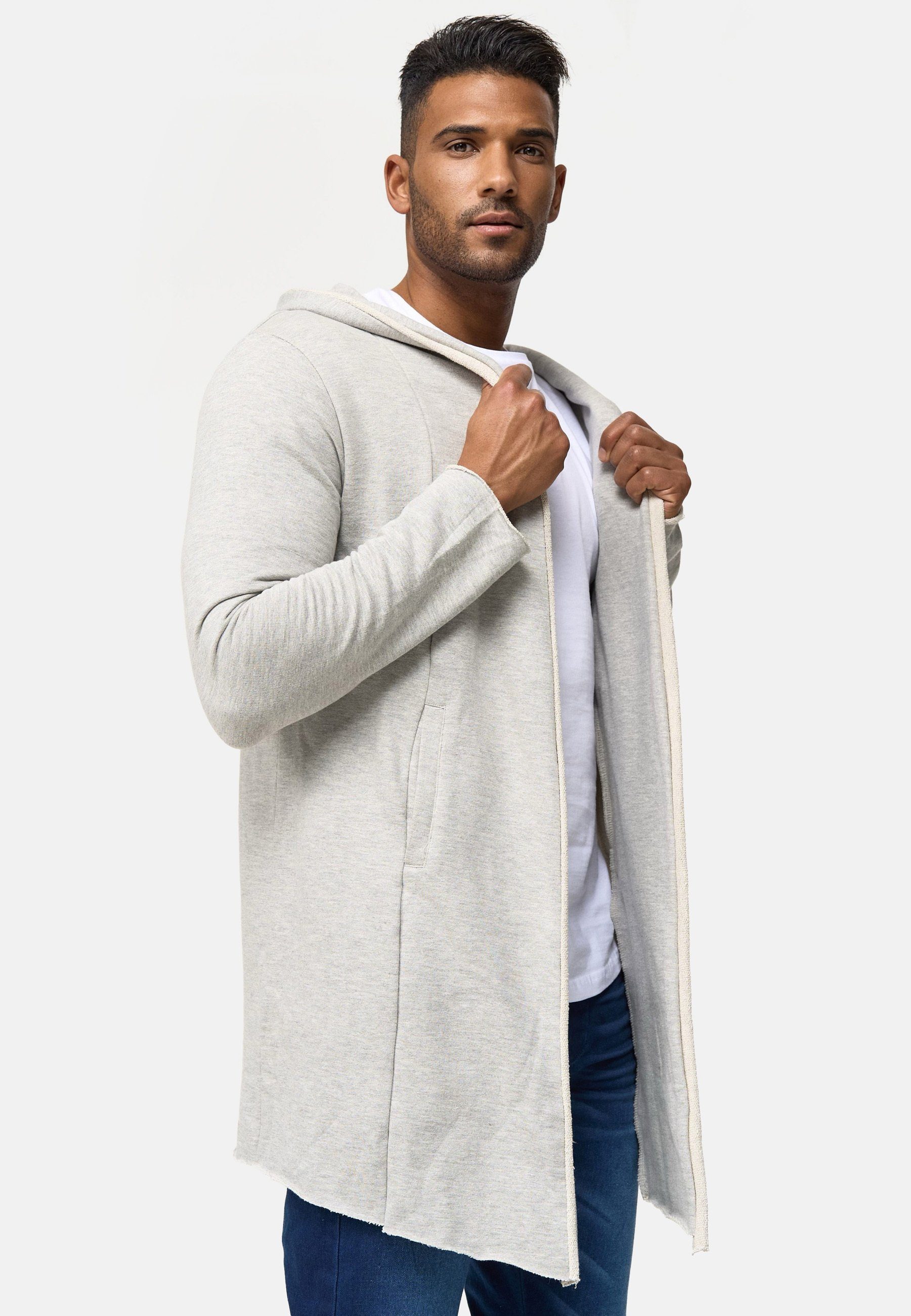Indicode Kapuzensweatjacke Herren Brekstad Hoodie Sweatjacke Herrenjacke