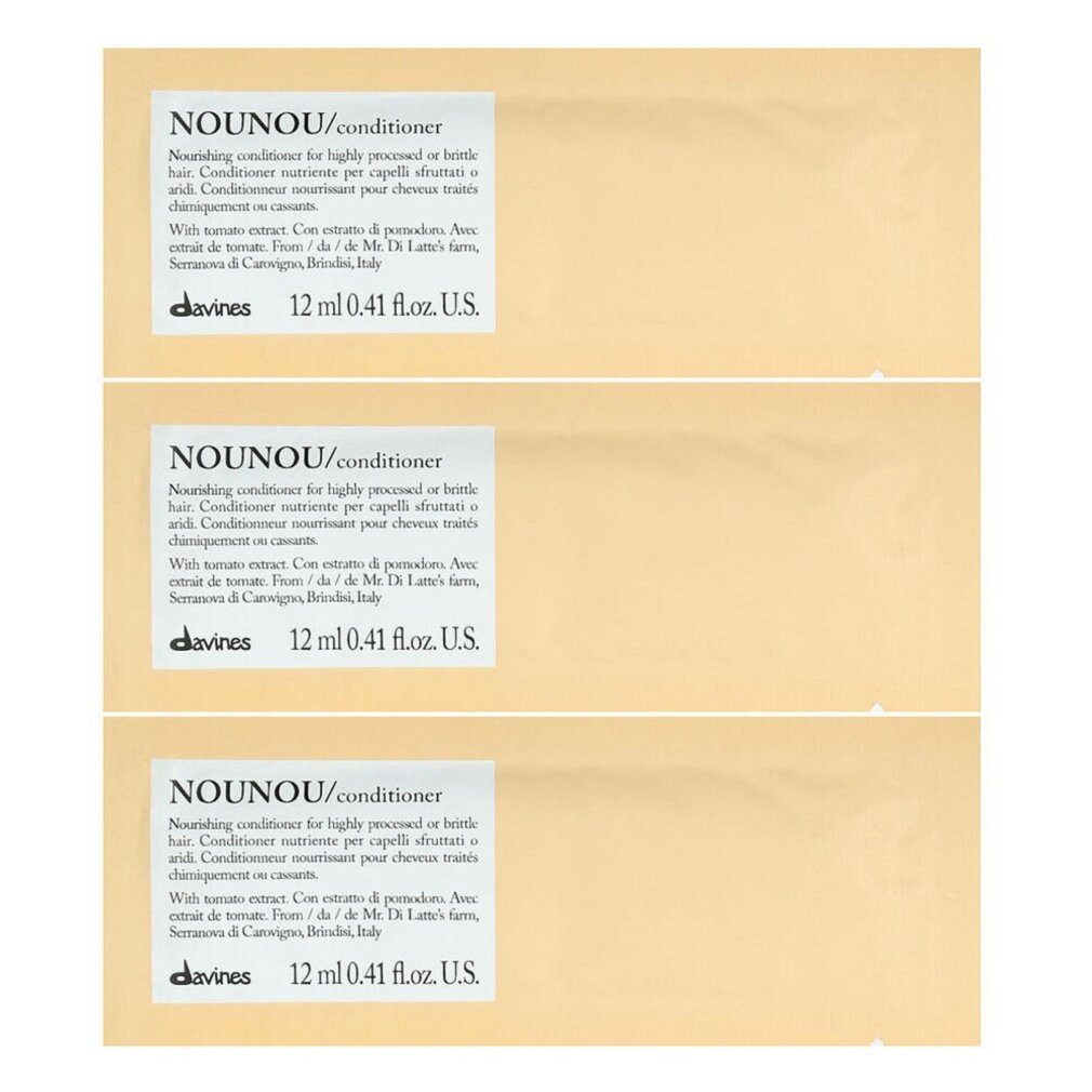 Davines Haarpflege-Set, Nounou, Haarspülung, pflegend