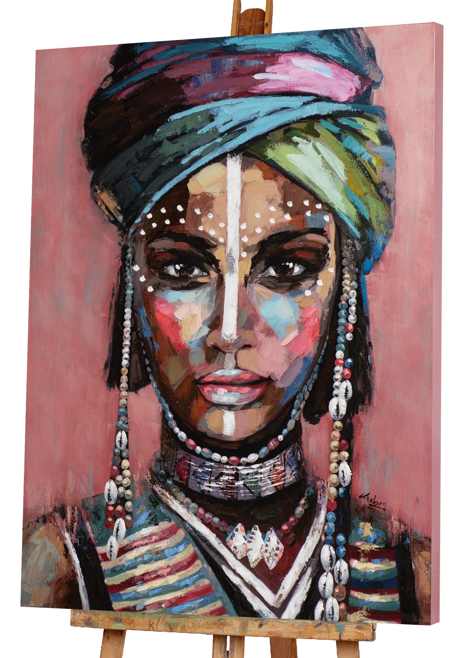 ArtUniverse Gemälde Wüstenfrau 90x120 cm, Wüstenschönheit günstig online kaufen