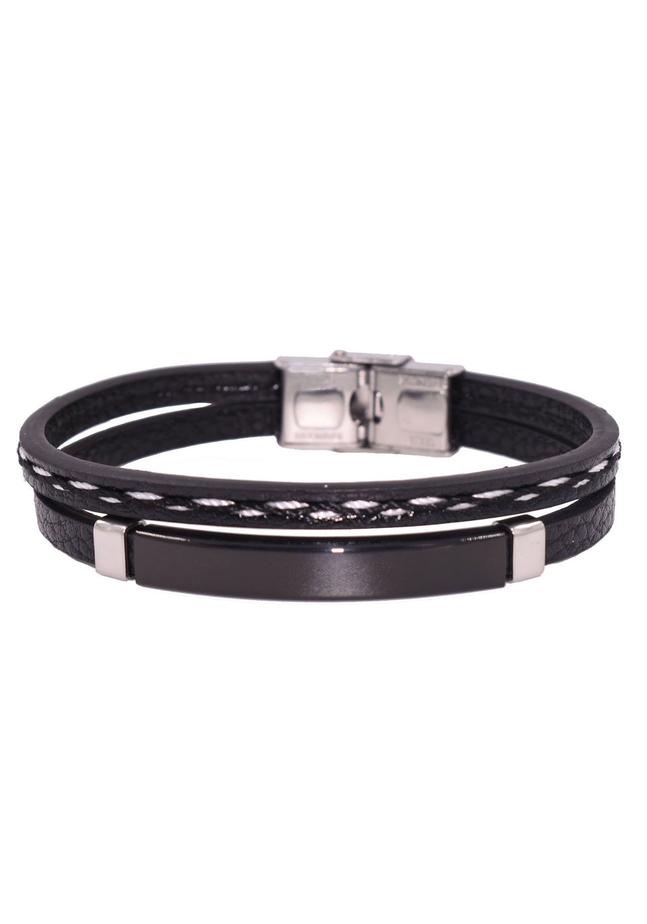 Firetti Lederarmband Schmuck Geschenk Armschmuck ID-Armband- Optik, Made in Germany