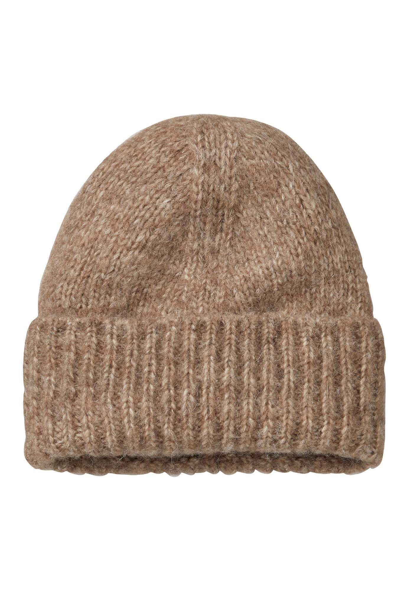Hessnatur Strickmütze aus Alpaka mit Bio-Pima-Baumwolle (1-St)