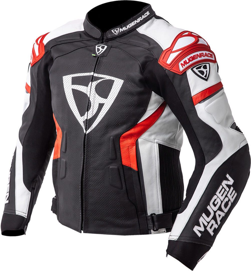 MUGENRACE Motorradjacke Marcus Motorrad Lederjacke Ellenbogenprotektoren en günstig online kaufen