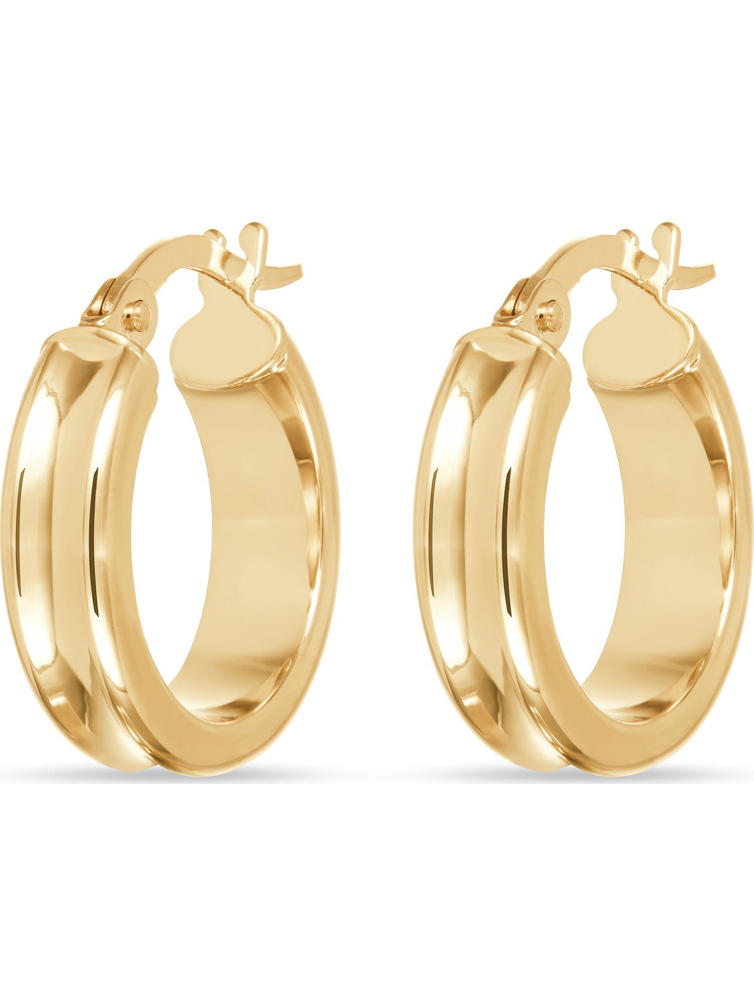 FAVS Paar Creolen FAVS Damen-Creolen 375er Gelbgold (Paar)