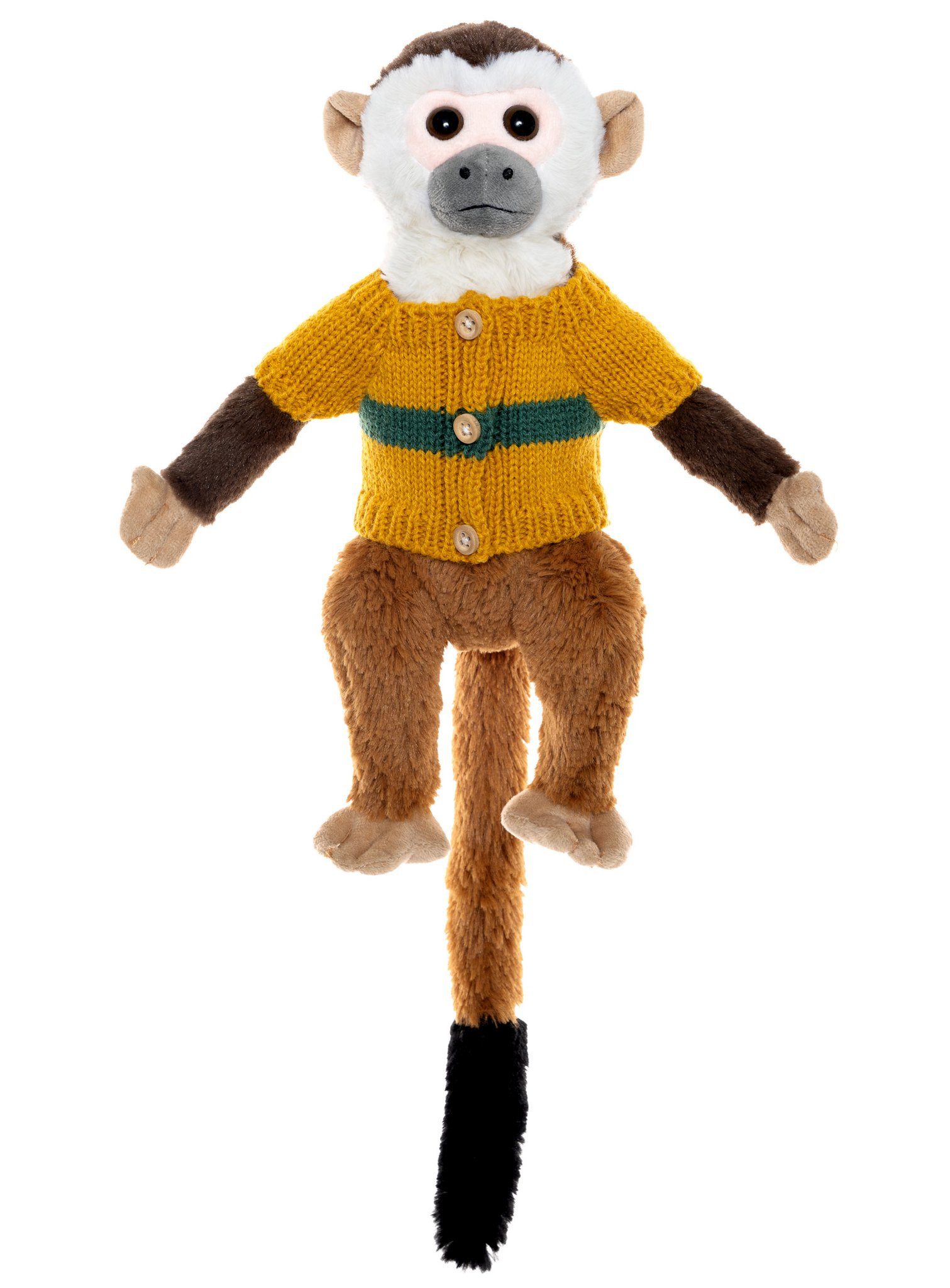 Maskworld Kostüm Pippi Langstrumpf – Herr Nilsson Plüschtier, Pippis frecher Affe als Kuscheltier und Kostümbegleiter