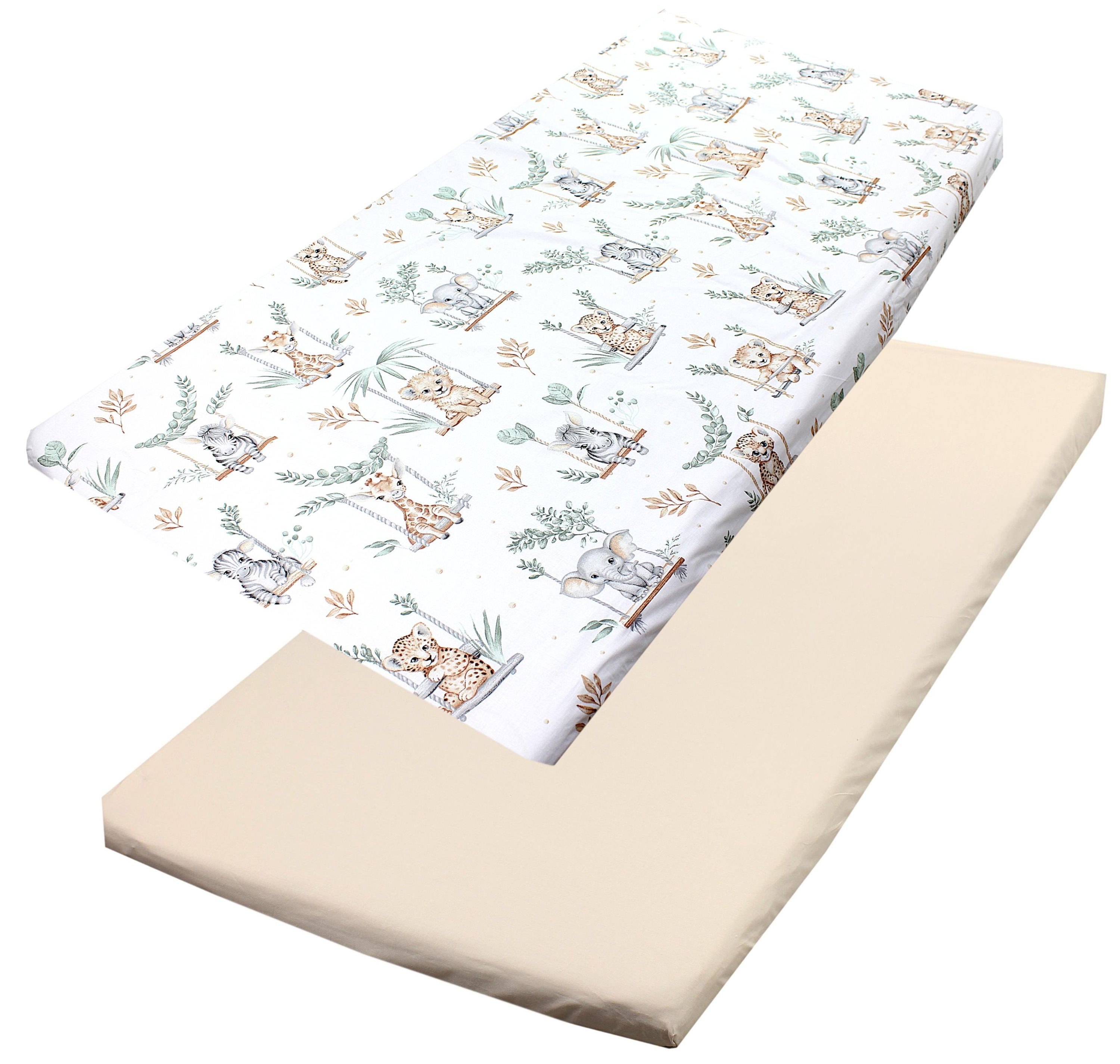 TupTam Spannbettlaken Baby Spannbettlaken Spannbetttuch für günstig online kaufen