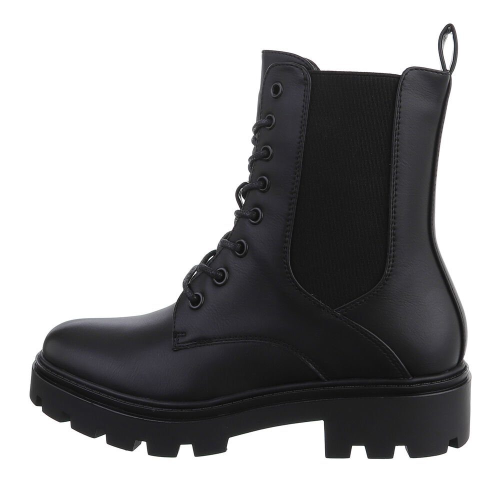 Damen Schnürschuhe Freizeit Stiefelette