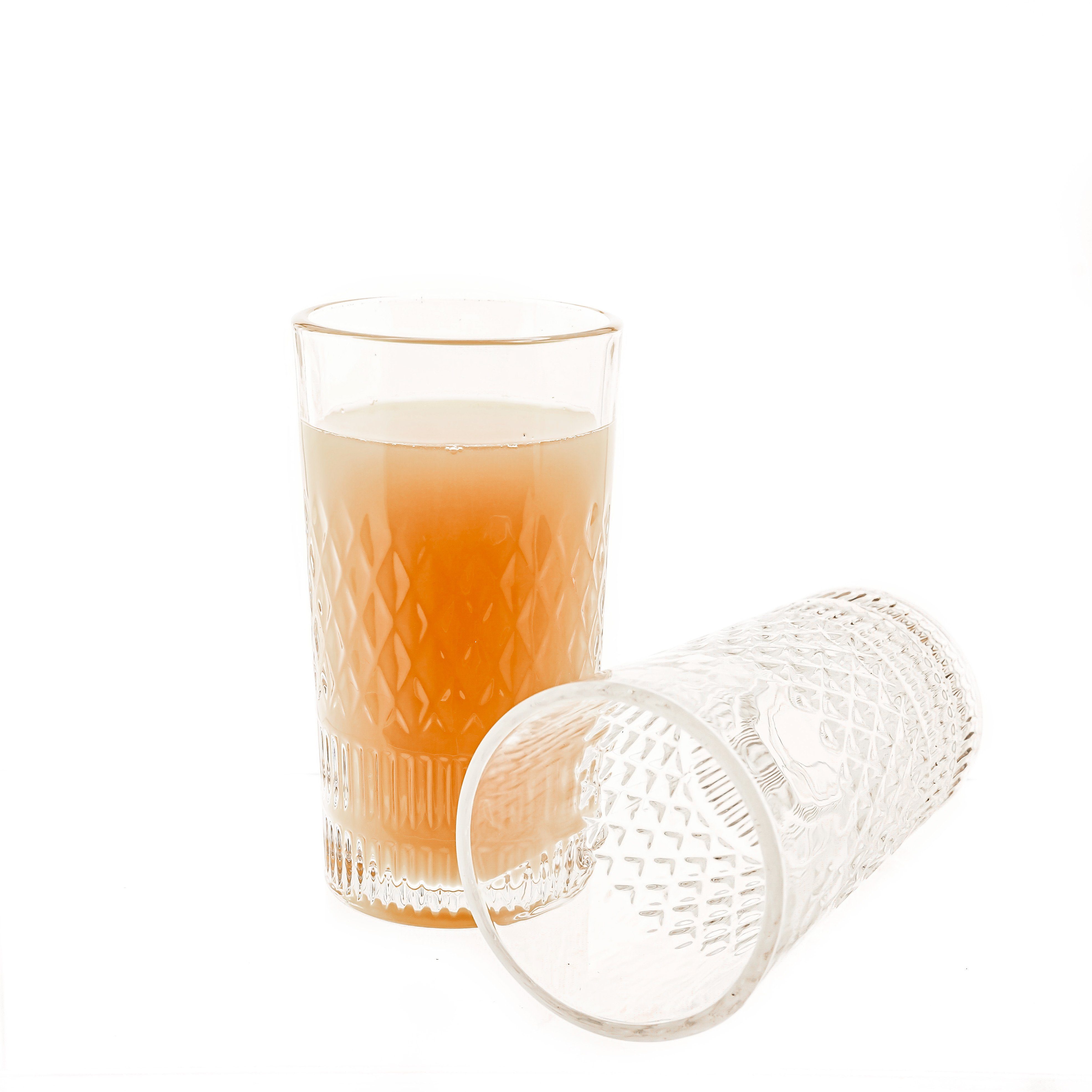 Longdrinkglas 12er Pack Wassergläser aus Glas Gläser-Set 260ml