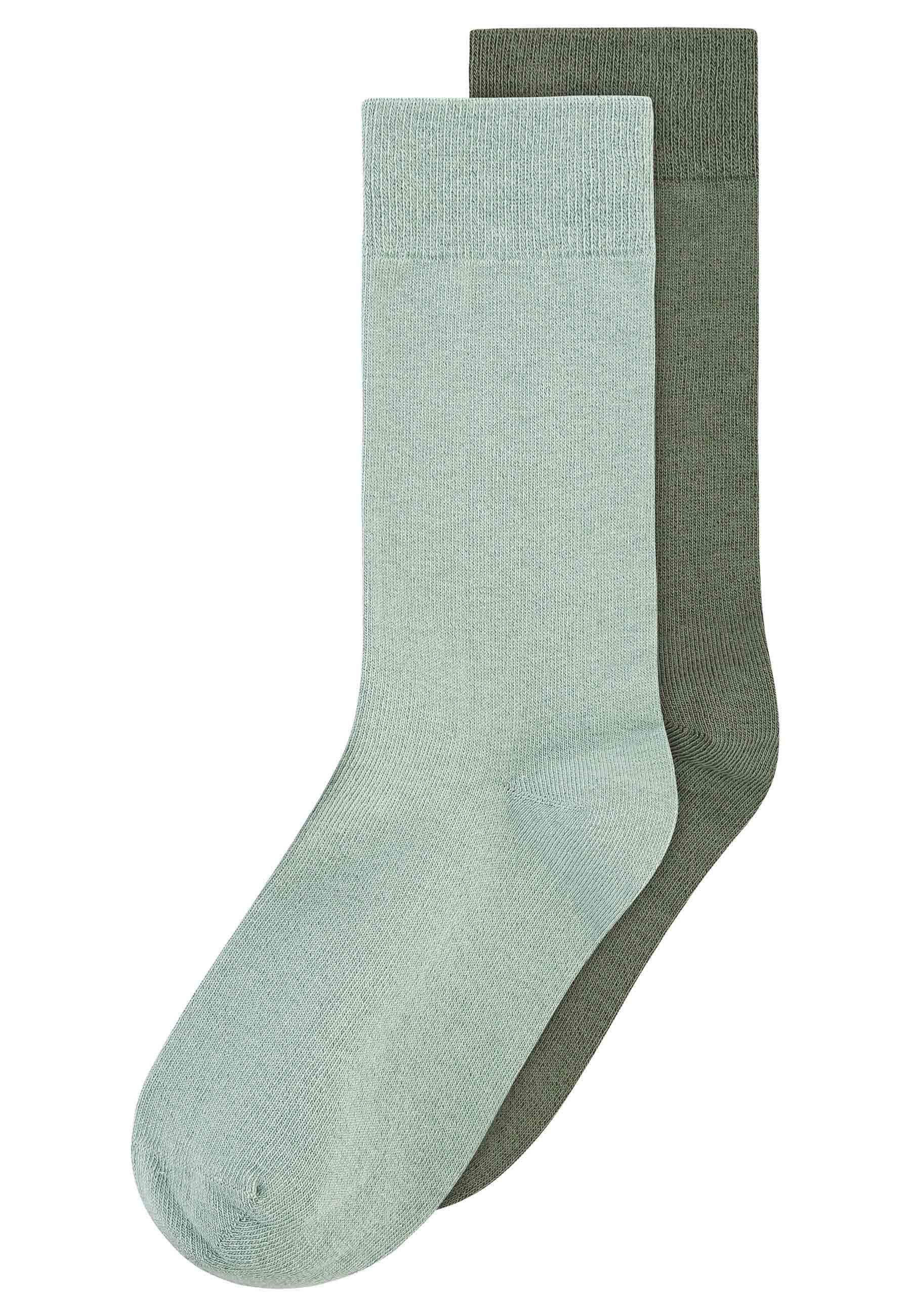 MELA Socken Basic Socken 2 Paare Frei von Polyester und Polyamid