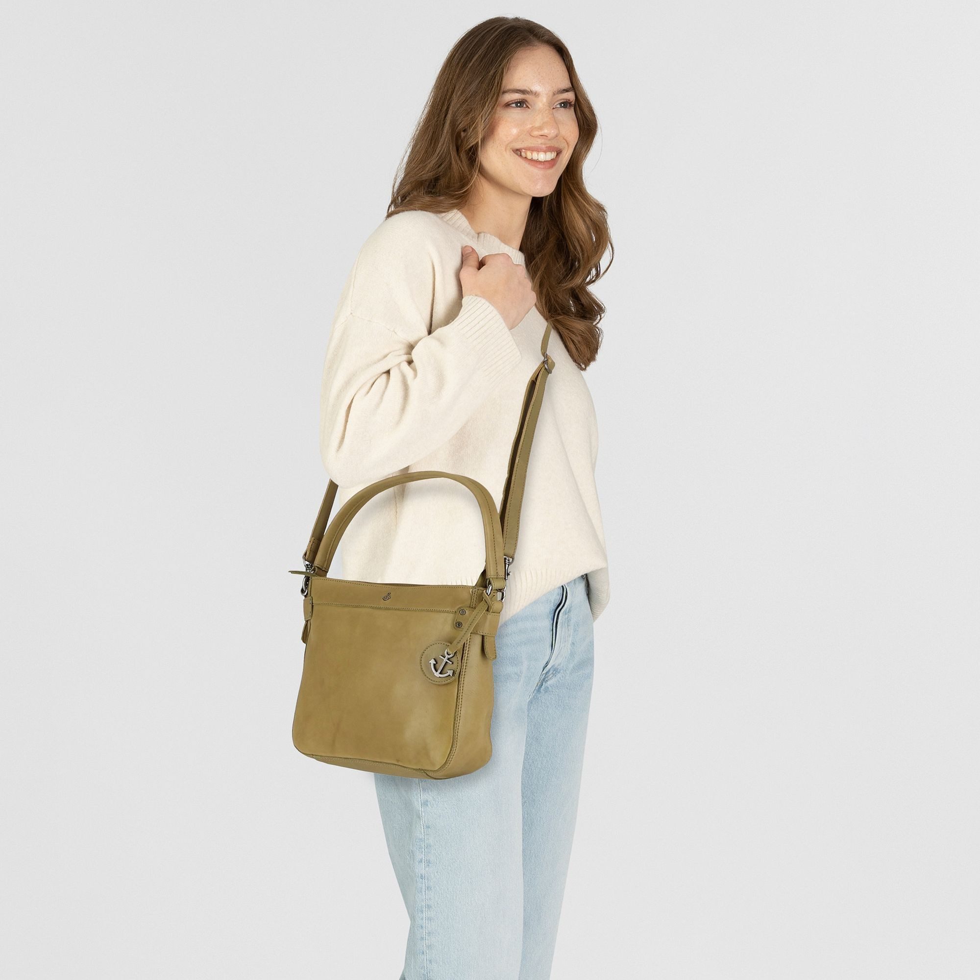 HARBOUR 2nd Schultertasche Anchor Love, Leder