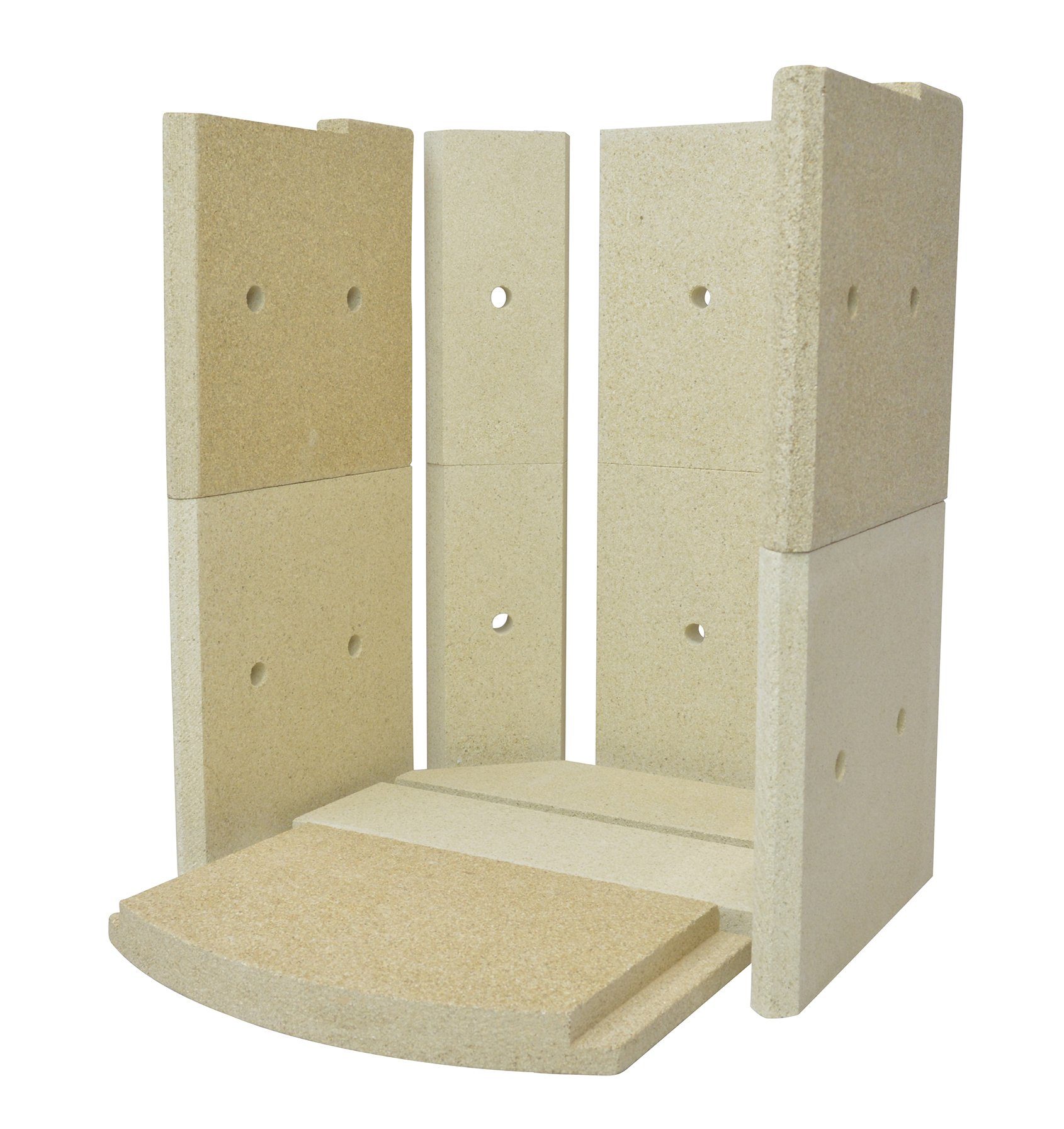 kaminXpert Feuerraumplatten für Fireplace Alicante Kaminofen Ersatzteil Feu günstig online kaufen