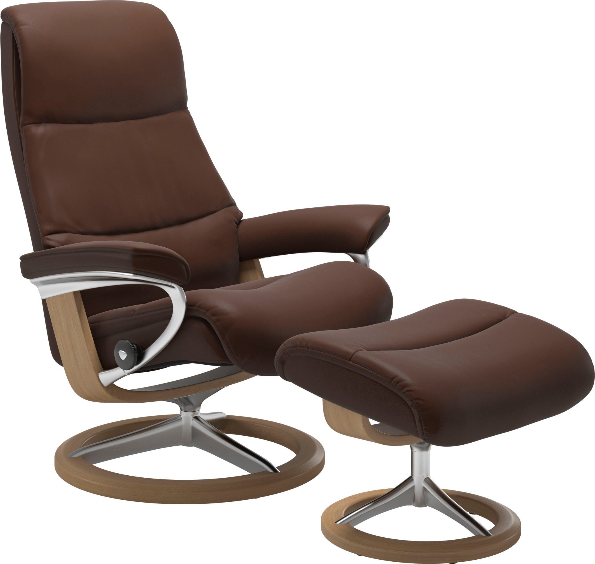 Stressless® Relaxsessel View, mit Signature Base, Größe M,Gestell Eiche