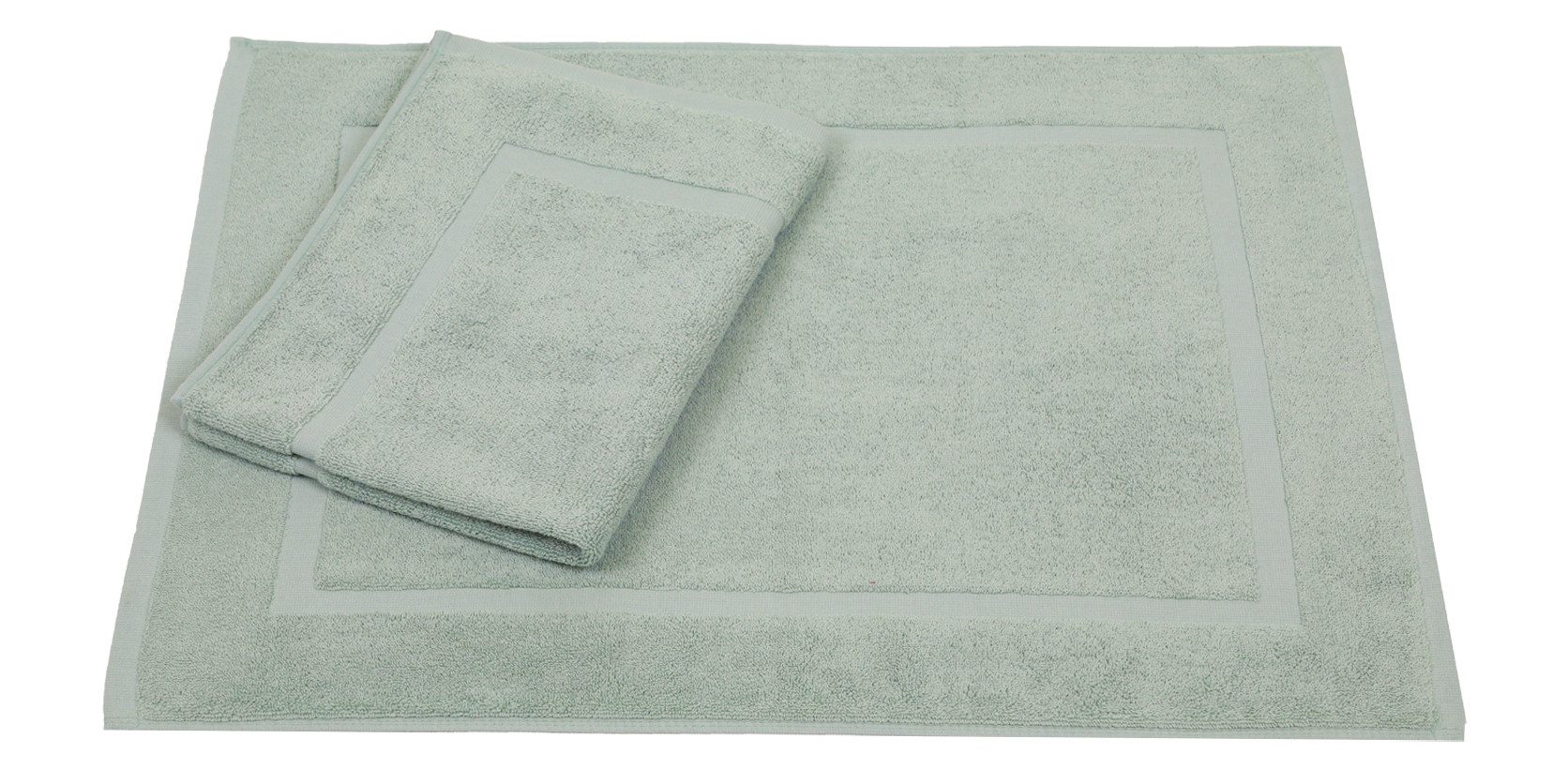 Betz Badematte 2 Stück Badvorleger Premium Badteppich Größe 50x70 cm, unbeschichtet, beidseitig nutzbar, beidseitig nutzbar, Baumwolle, Qualität 650g/m² – Bild 2 von 5