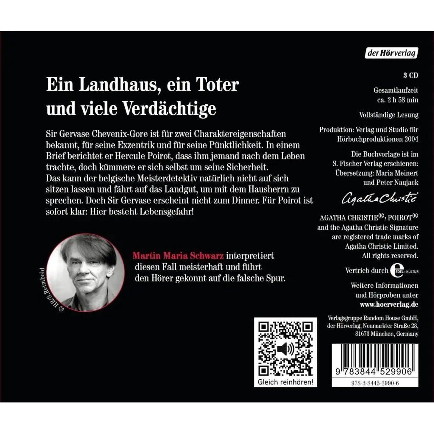 Der HörVerlag Hörspiel Auch Pünktlichkeit kann töten