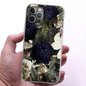 DeinDesign Handyhülle Utart Vintage Blumen Natur Blumen, Apple iPhone 12 Pro Silikon Hülle Bumper Case Handy Schutzhülle