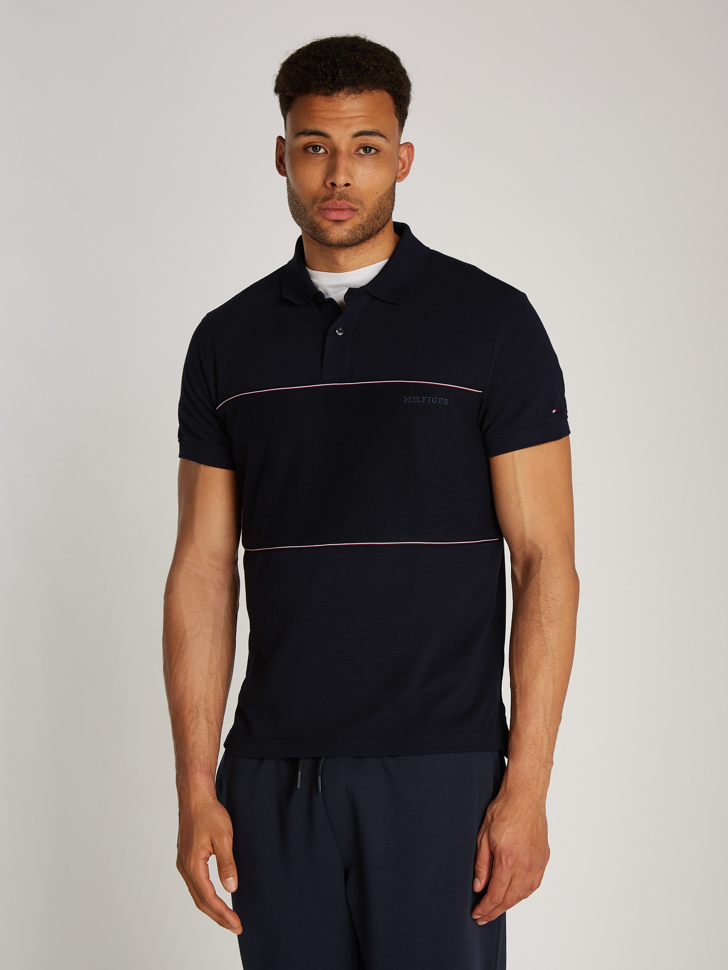 Tommy Hilfiger Poloshirt GLOBAL STRIPE BLOCKING günstig online kaufen