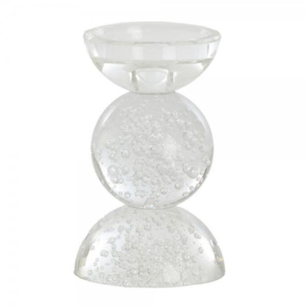 Light & Living Kerzenhalter Kerzenleuchter Itinga Glas Klar (15,5cm)