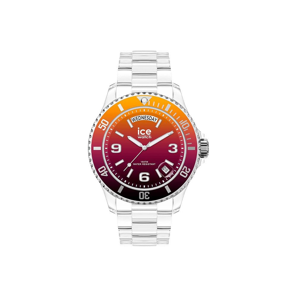ice-watch Quarzuhr Ice-Watch Ice Clear Sunset Fire 021437, Ice-Watch Ice Clear Sunset Fire