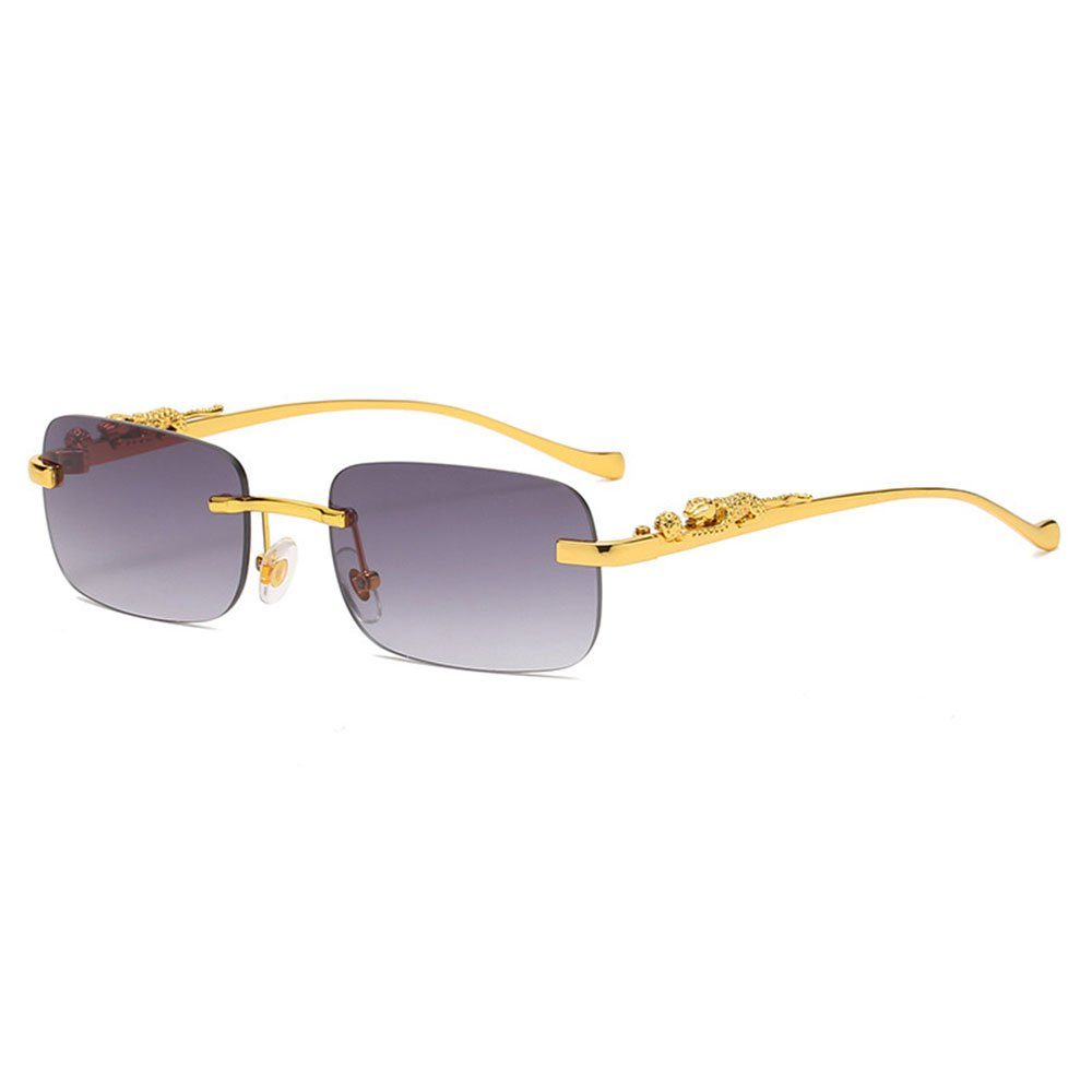 Housruse Sonnenbrille »Randlose rechteckige Sonnenbrille Spiegelglas  Sonnenbrille Damen Uv400 Retro Herren getönte Sonnenbrille« online kaufen |  OTTO