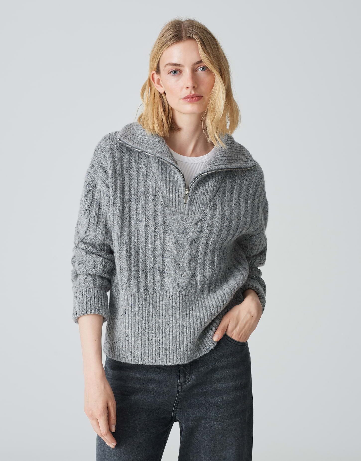 OPUS Strickpullover Strickpullover POPFY Loose aus günstig online kaufen
