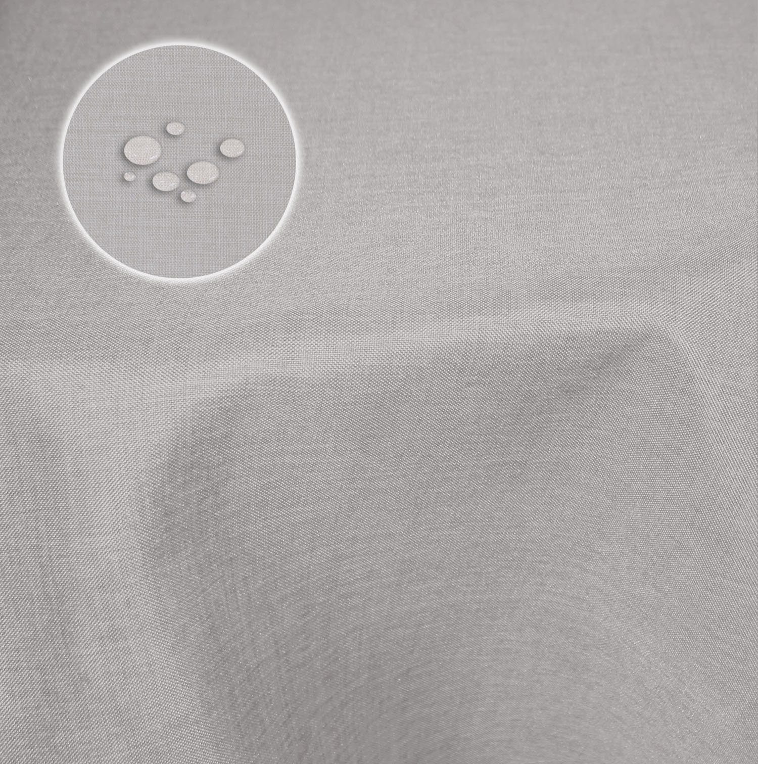 Haus und Deko Tischdecke Tischdecke 135x180 cm oval beschichtet Leinenoptik wasserabweisend (1-tlg)