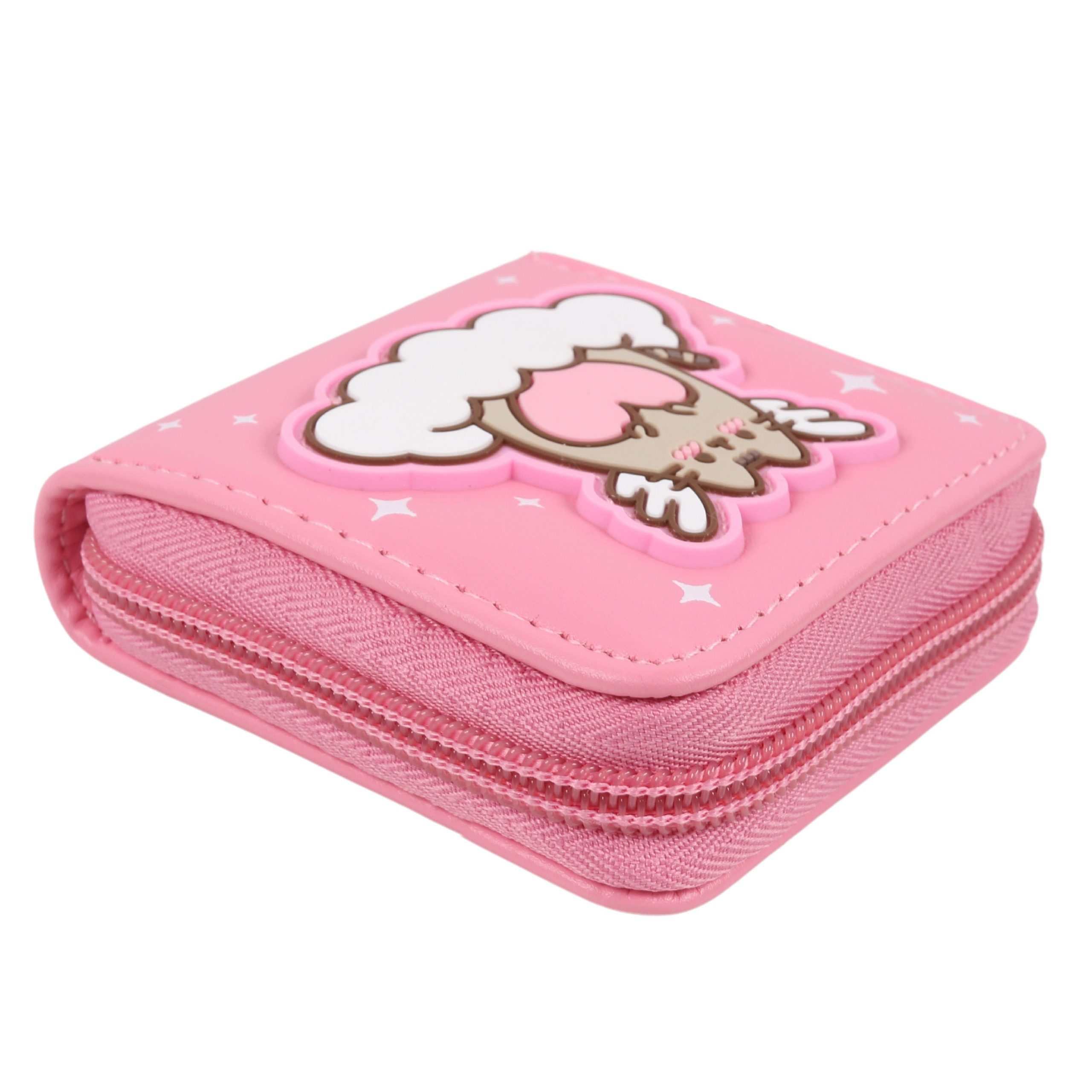 Pusheen Geldbörse Pusheen Rosa kleine Geldbörse für Damen, Reißverschluss, Katze