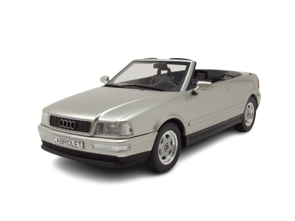 MCG Modellauto Audi Cabrio 1991 silber, Maßstab 1:18
