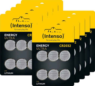 Intenso »60 Stück ENERGY ULTRA CR2032« Batterie, (60 St)
