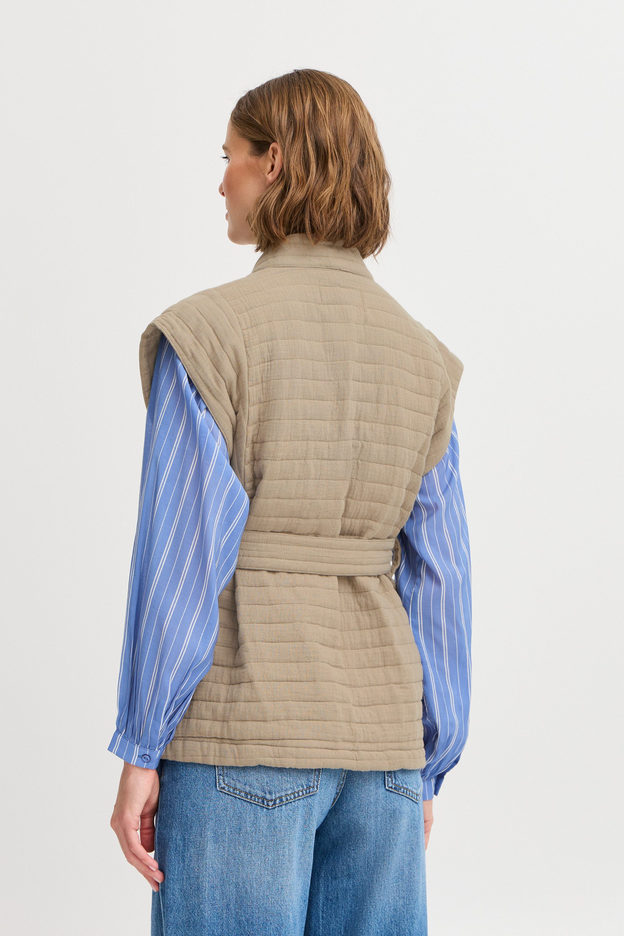 b.young Strickjacke BYESTINO WAISTCOAT -