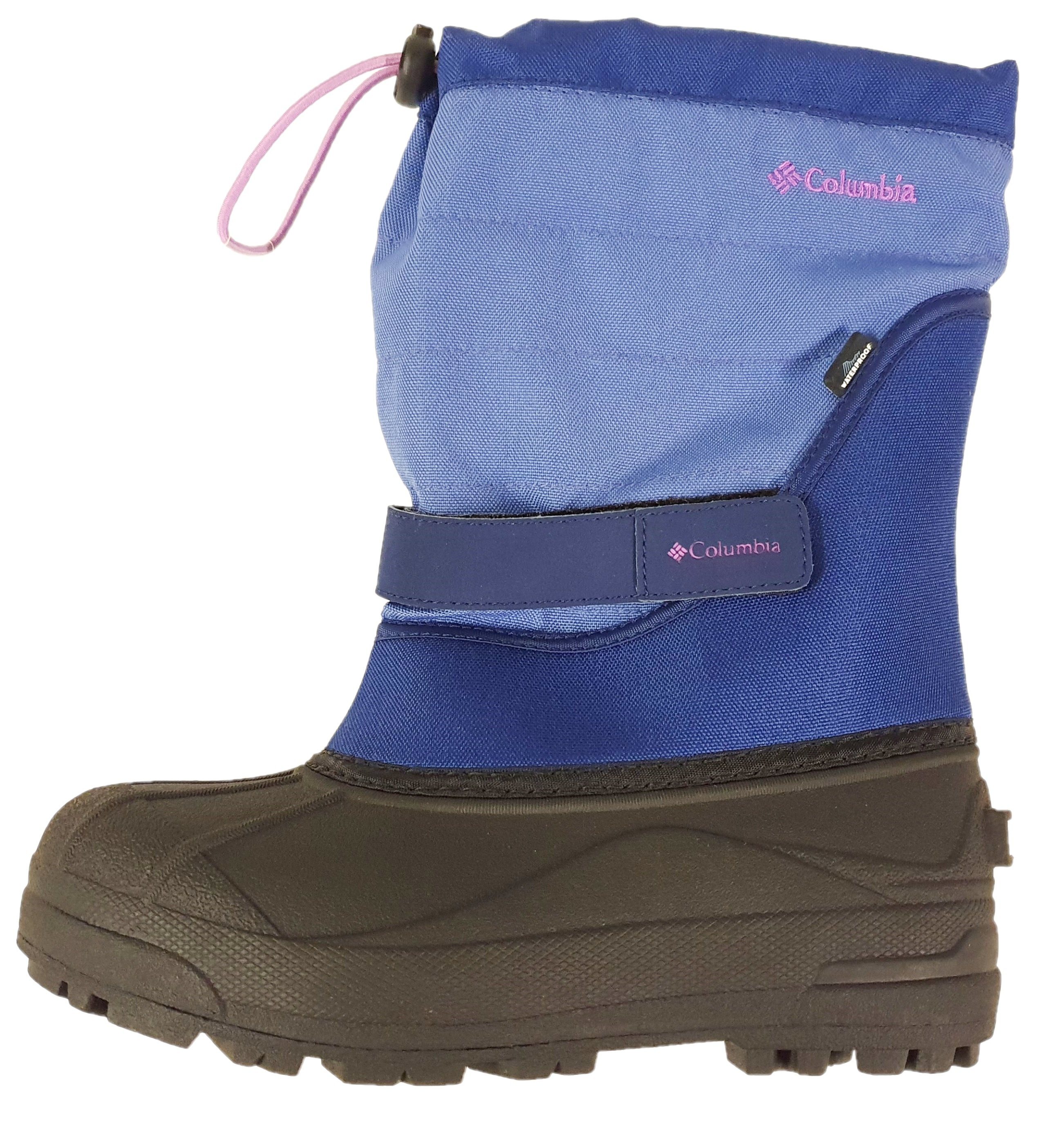 Columbia Schneestiefel Powderbug mit Filzfutter Mädchen bis - 32 Grad Winterstiefel wärmend, wasserdicht, zum Schlupfen