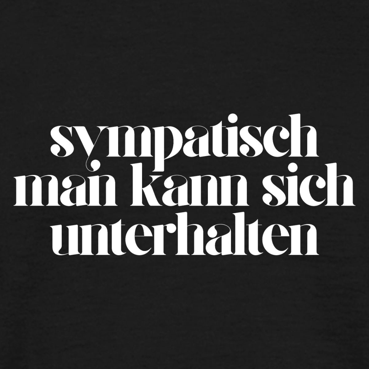 Spreadshirt T-Shirt Sympatisch Man Kann Sich Unterhalten Familie Ritter Humor Männer T-Shi (1-tlg)